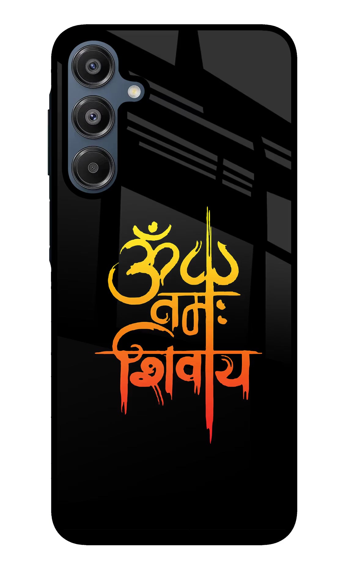 Om Namah Shivay Samsung A16 5G Glass Case Back Cover by Casekaro