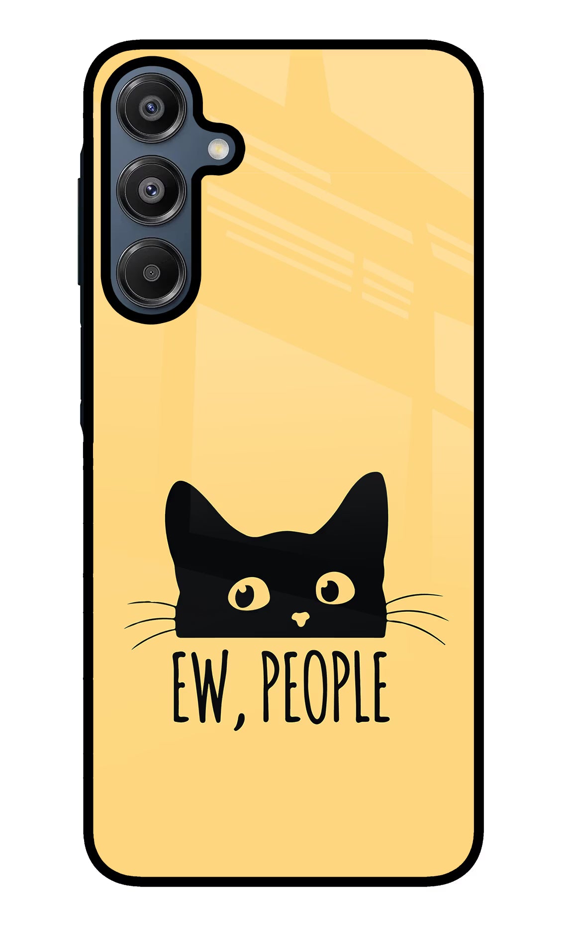 Ew People Catitude Samsung A16 5G Glass Case - Ew People Catitude Samsung A16 5G Glass Case Ew People Catitude Samsung A16 5G Glass Case