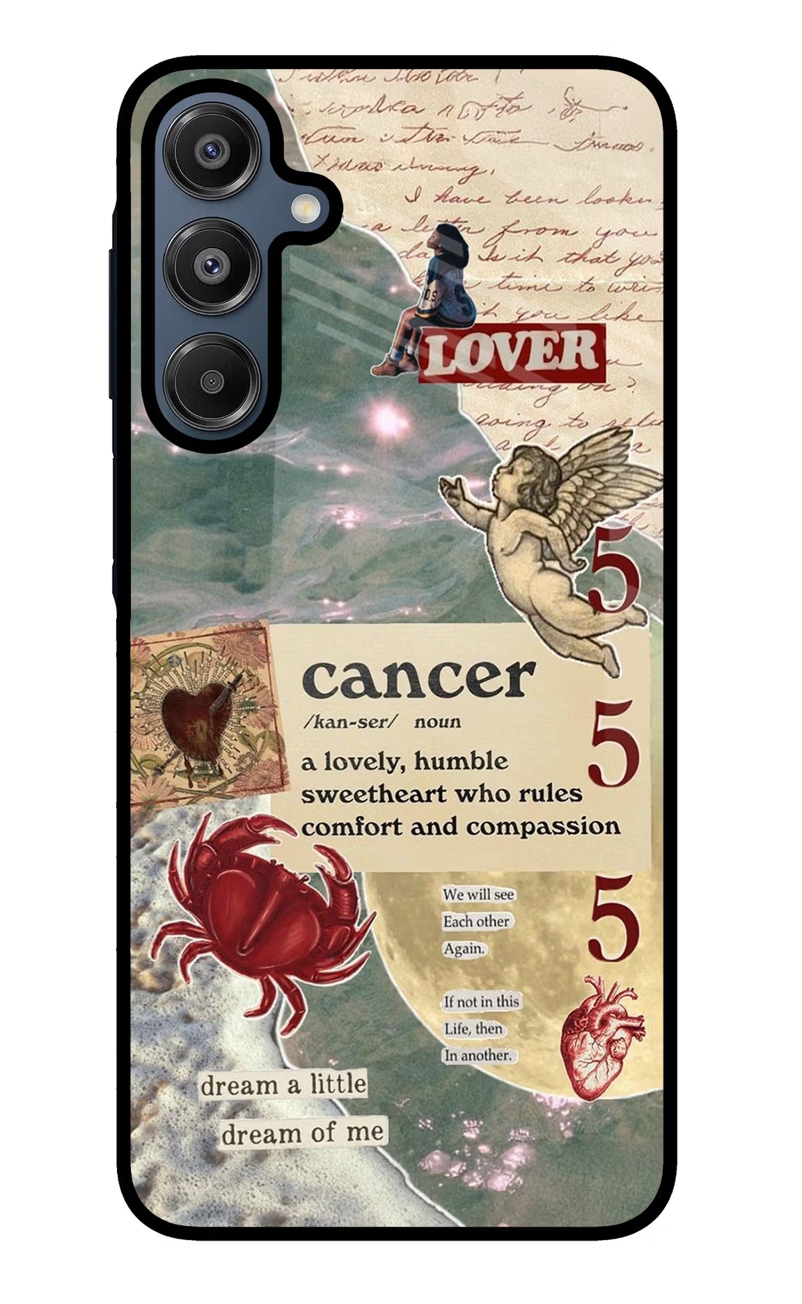 Cancer Zodiac Samsung A16 5G Glass Case - Cancer Zodiac Samsung A16 5G Glass Case Cancer Zodiac Samsung A16 5G Glass Case