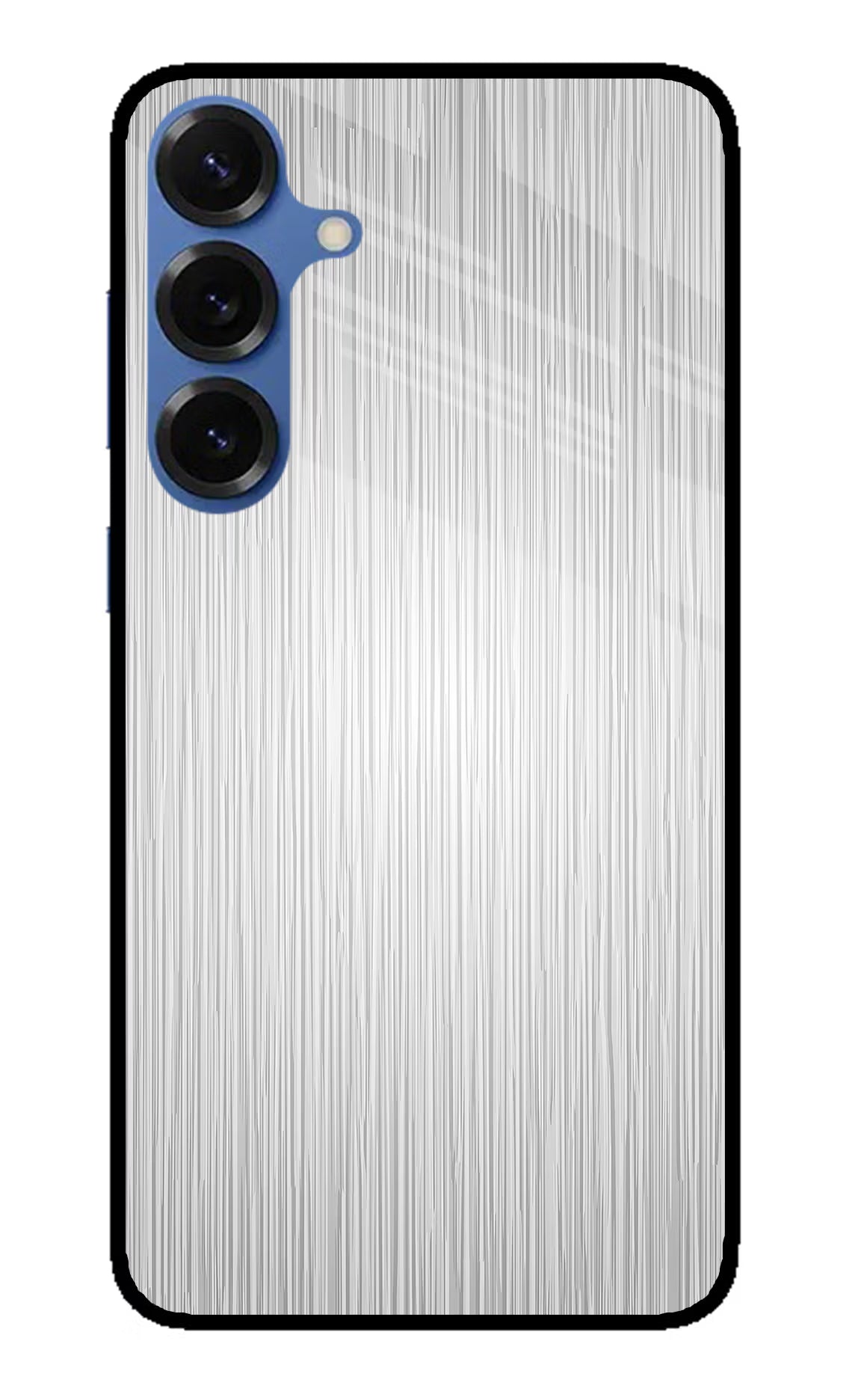 Wooden Grey Texture Samsung S25 Back Cover - Wooden Grey Texture Samsung S25 Glass Case Back Cover by Casekaro Wooden Grey Texture Samsung S25 Glass Case Back Cover by Casekaro