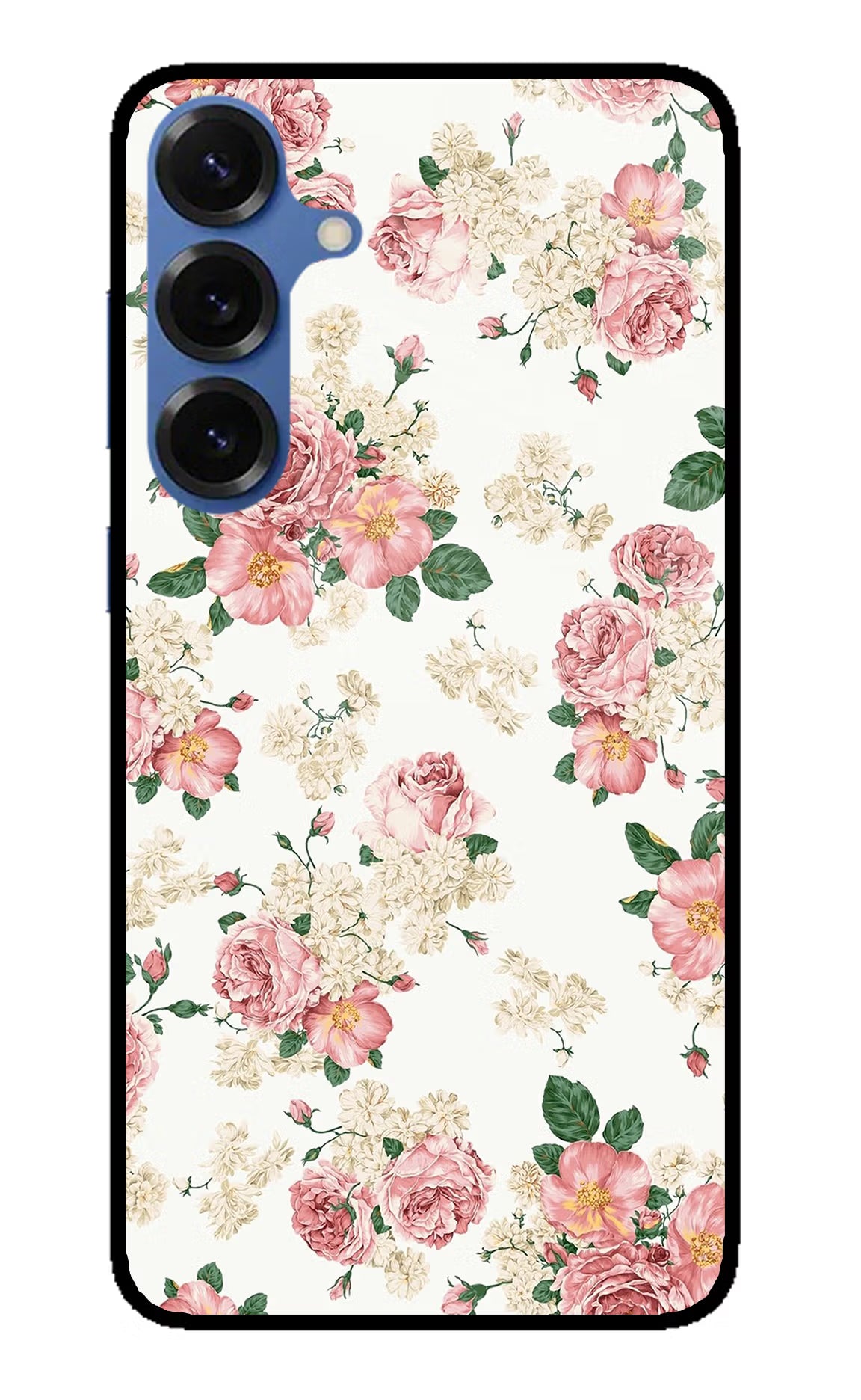 Flowers Samsung S25 Glass Case - Flowers Samsung S25 Glass Case Flowers Samsung S25 Glass Case