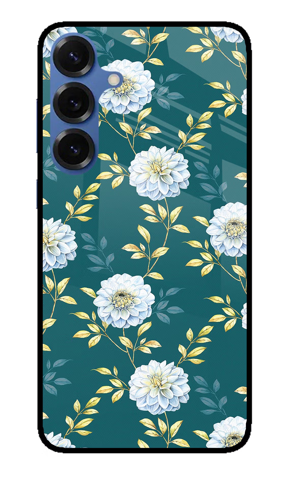 Flowers Samsung S25 Glass Case - Flowers Samsung S25 Glass Case Flowers Samsung S25 Glass Case