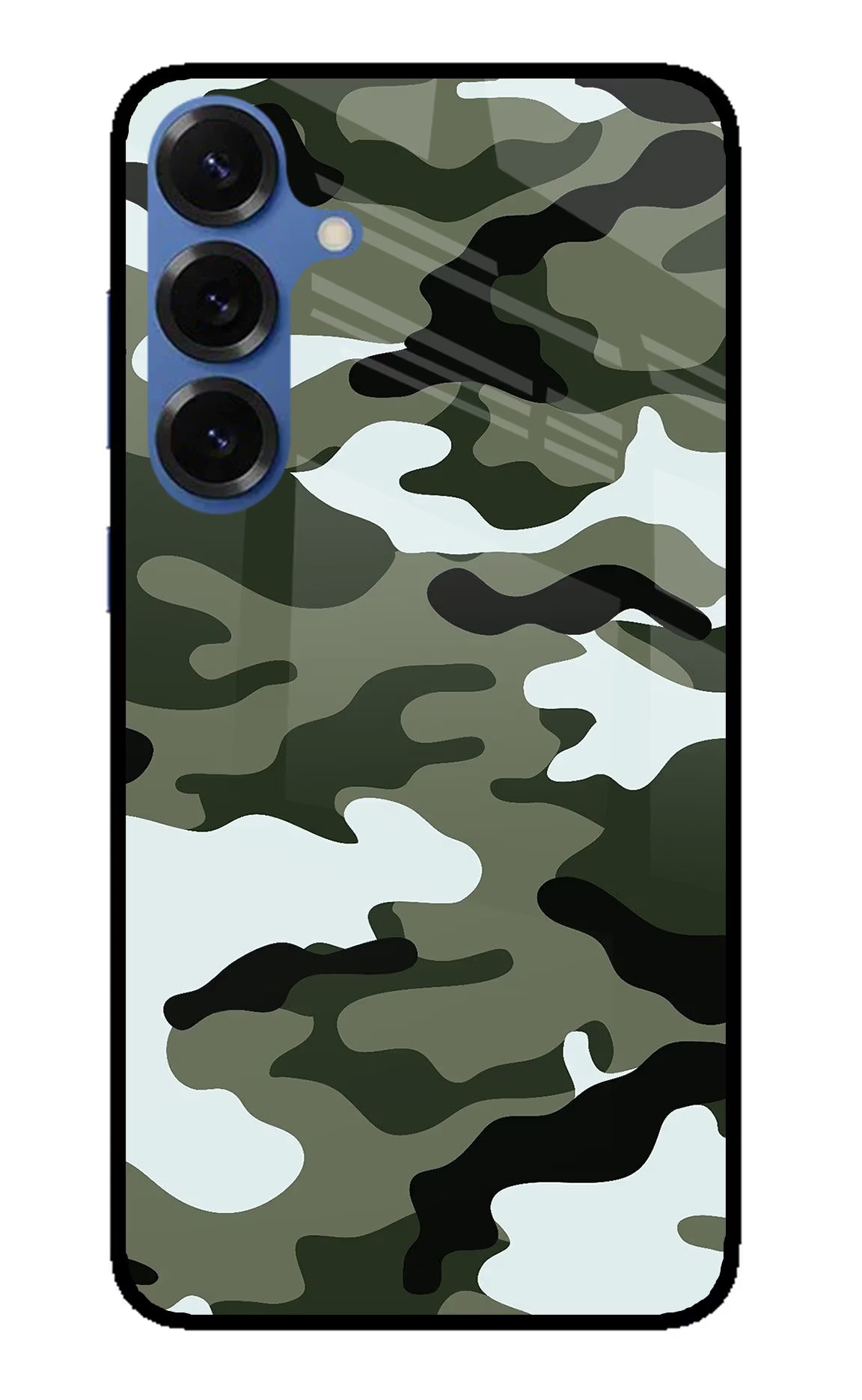Camouflage Samsung S25 Glass Case - Camouflage Samsung S25 Glass Case Camouflage Samsung S25 Glass Case