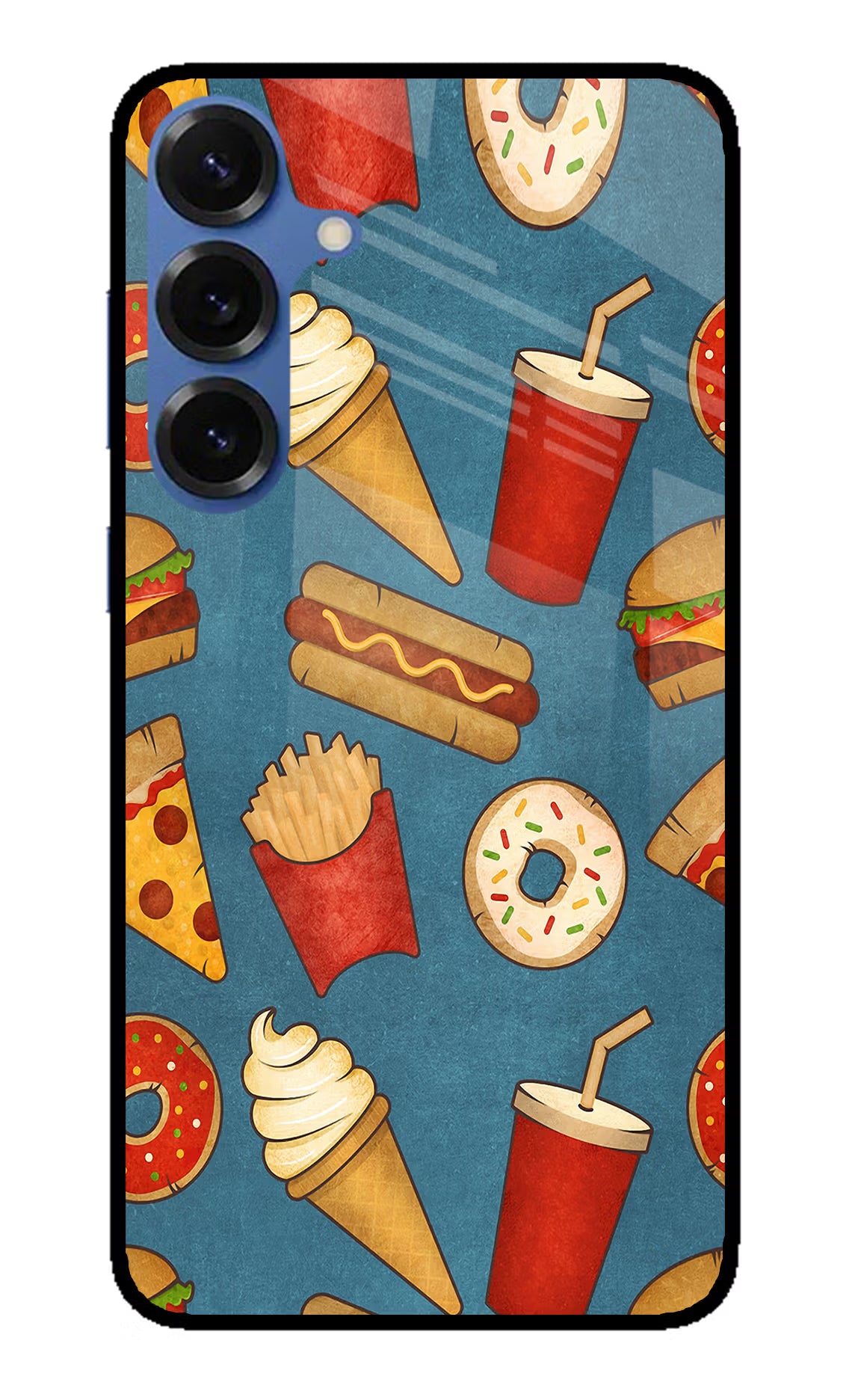 Foodie Samsung S25 Back Cover - Foodie Samsung S25 Glass Case Back Cover by Casekaro Foodie Samsung S25 Glass Case Back Cover by Casekaro