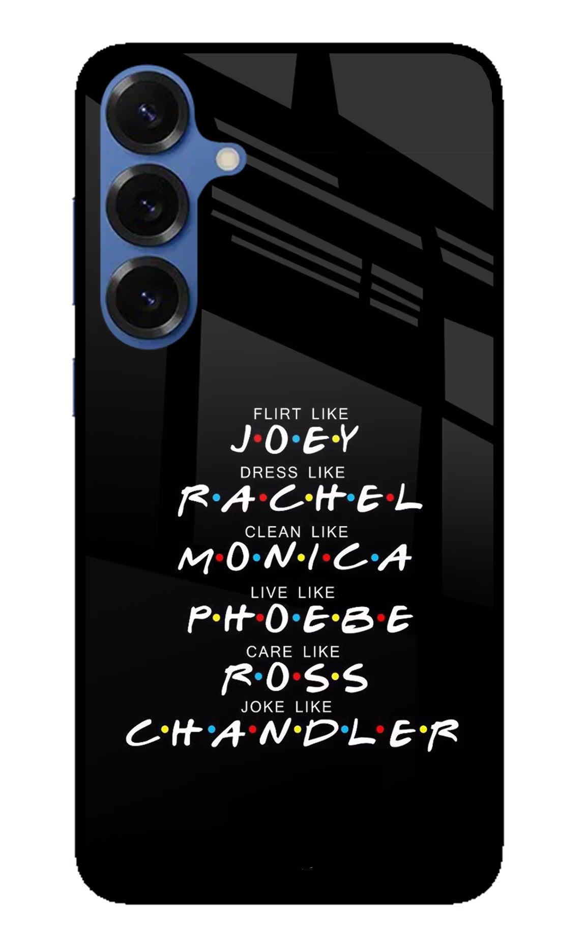 FRIENDS Character Samsung S25 Glass Case - FRIENDS Character Samsung S25 Glass Case FRIENDS Character Samsung S25 Glass Case