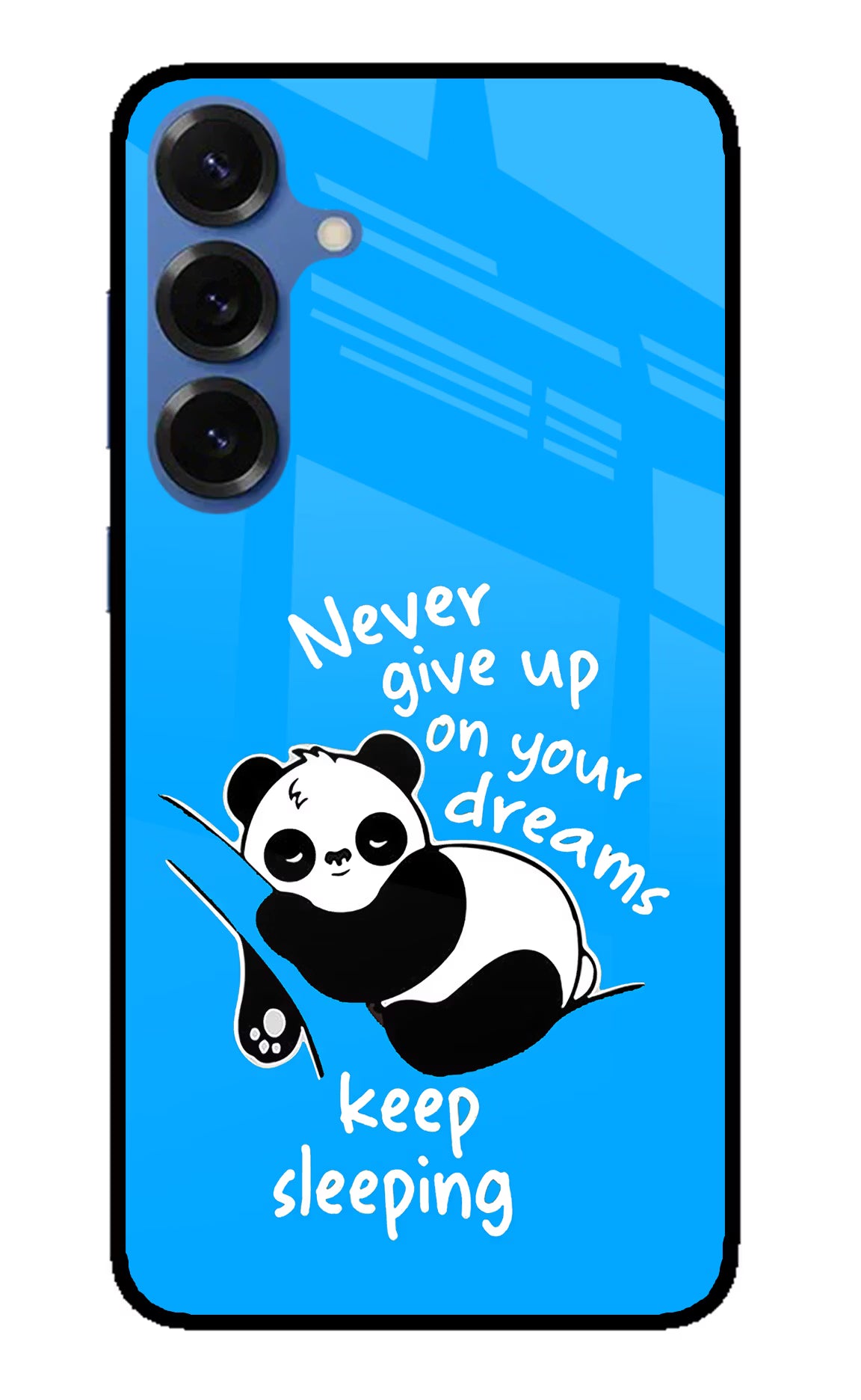 Keep Sleeping Samsung S25 Back Cover - Keep Sleeping Samsung S25 Glass Case Back Cover by Casekaro Keep Sleeping Samsung S25 Glass Case Back Cover by Casekaro