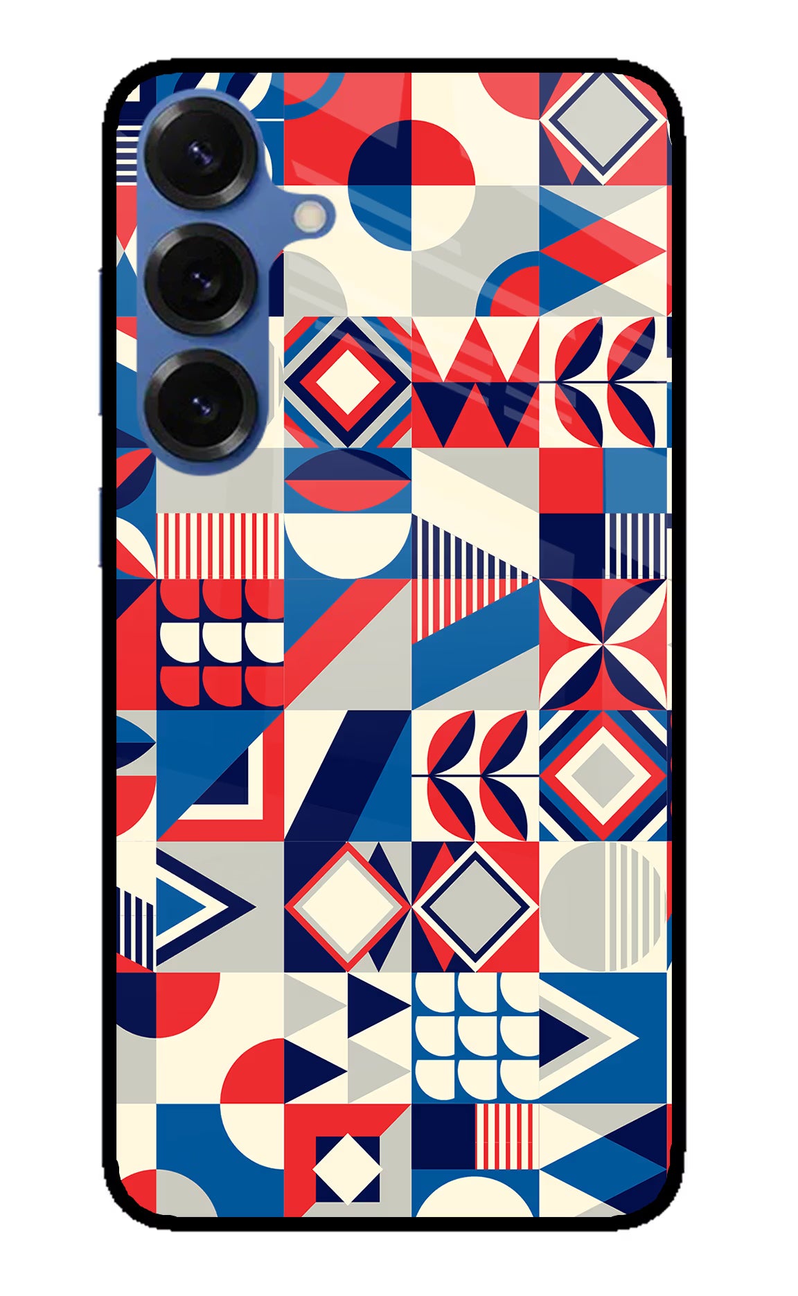 Colorful Pattern Samsung S25 Glass Case - Colorful Pattern Samsung S25 Glass Case Colorful Pattern Samsung S25 Glass Case