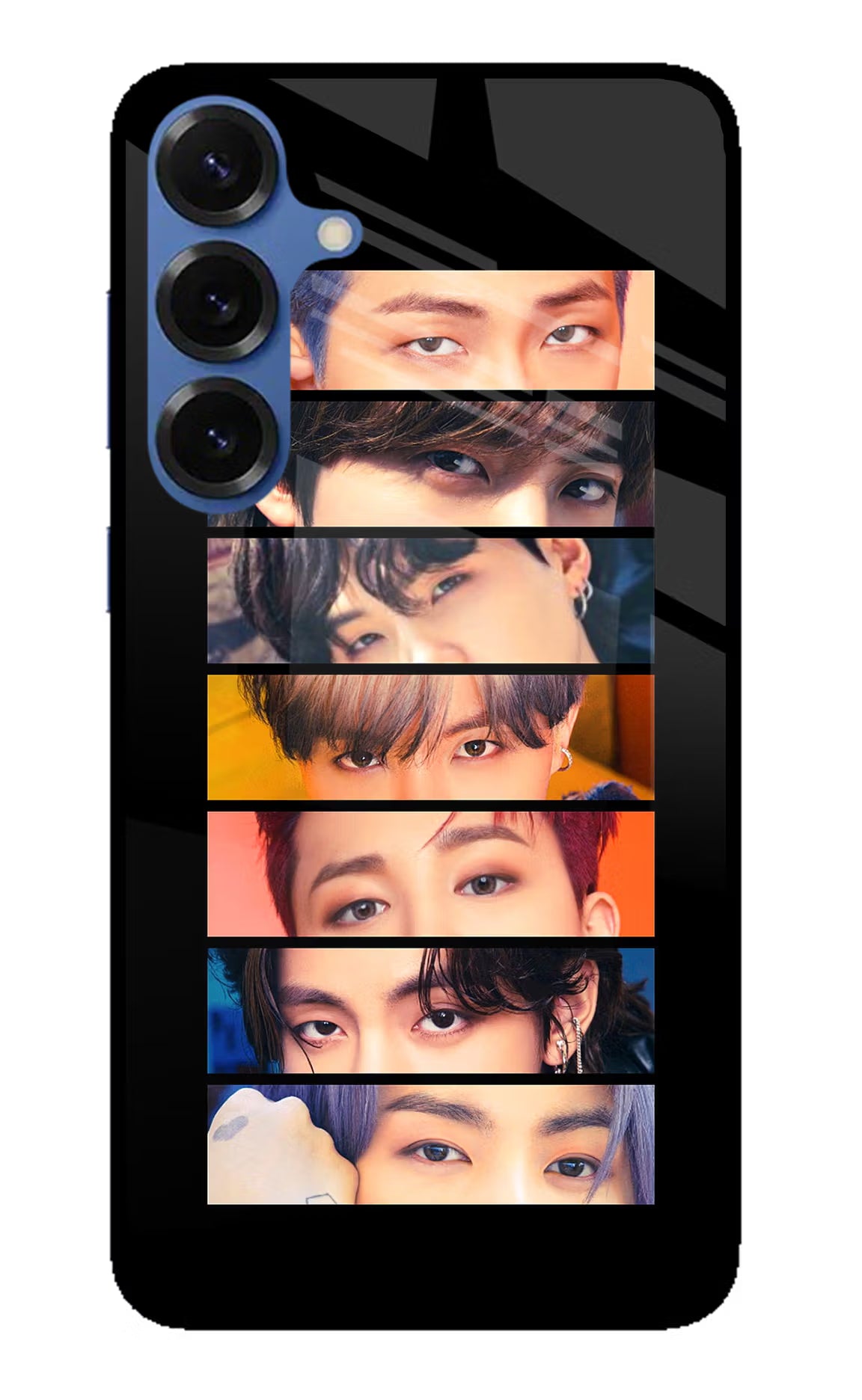 BTS Eyes Samsung S25 Back Cover - BTS Eyes Samsung S25 Glass Case Back Cover by Casekaro BTS Eyes Samsung S25 Glass Case Back Cover by Casekaro