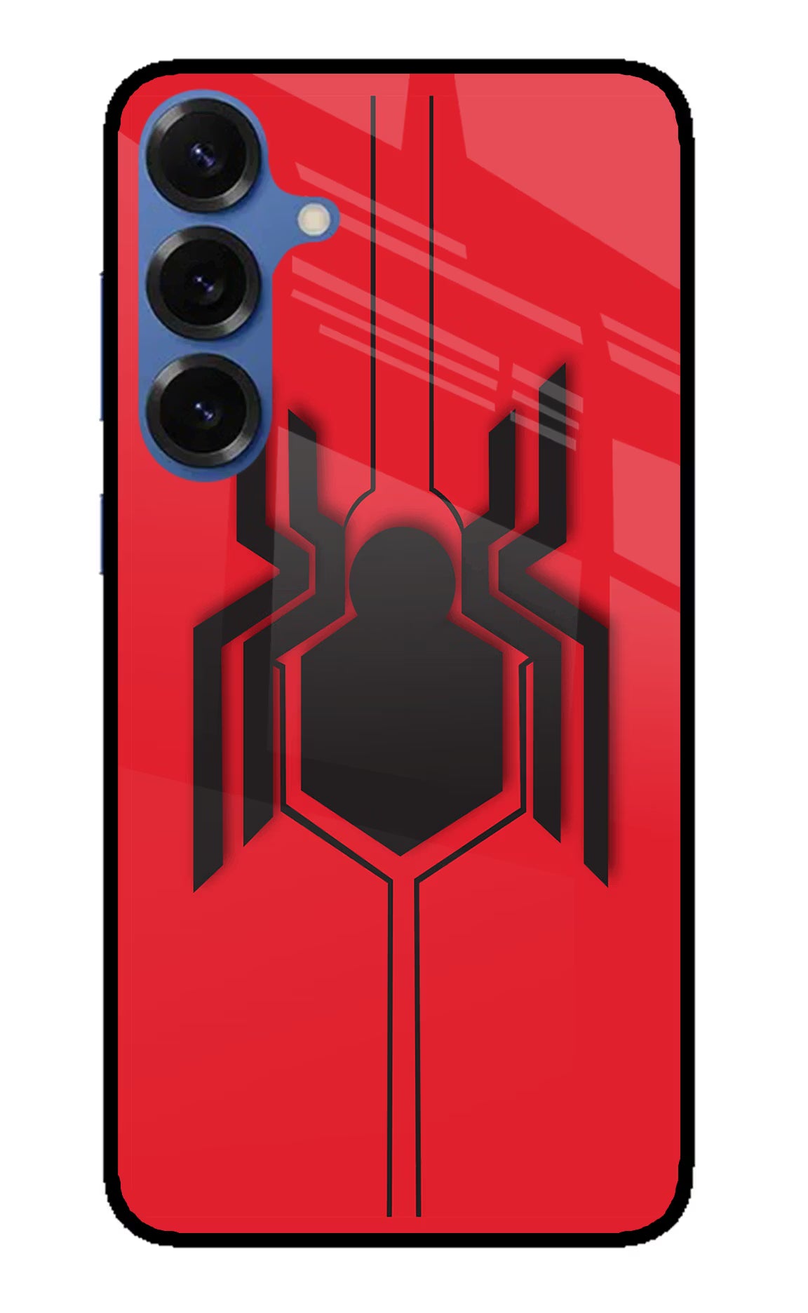 Spider Samsung S25 Back Cover - Spider Samsung S25 Glass Case Back Cover by Casekaro Spider Samsung S25 Glass Case Back Cover by Casekaro