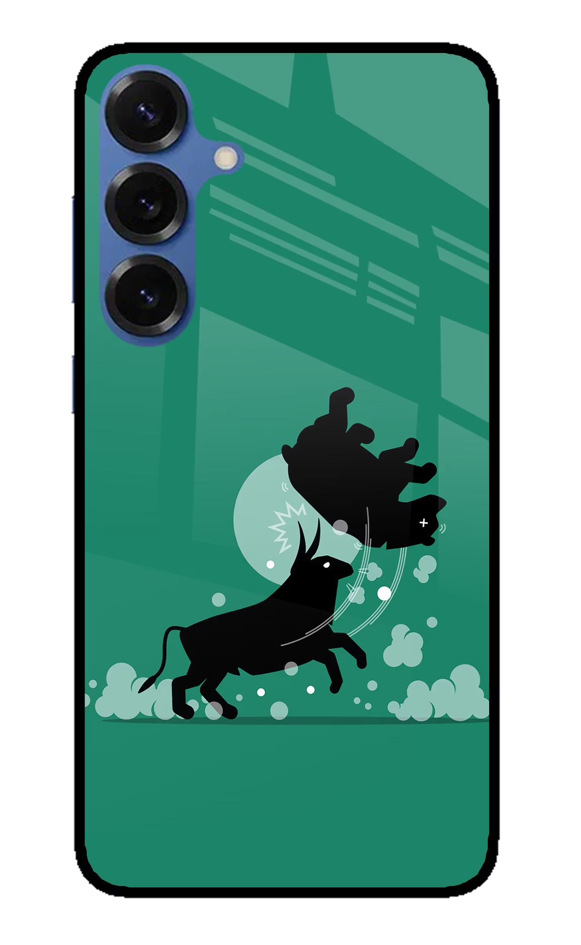 Bull Conqueror Samsung S25 Glass Case - Bull Conqueror Samsung S25 Glass Case Bull Conqueror Samsung S25 Glass Case