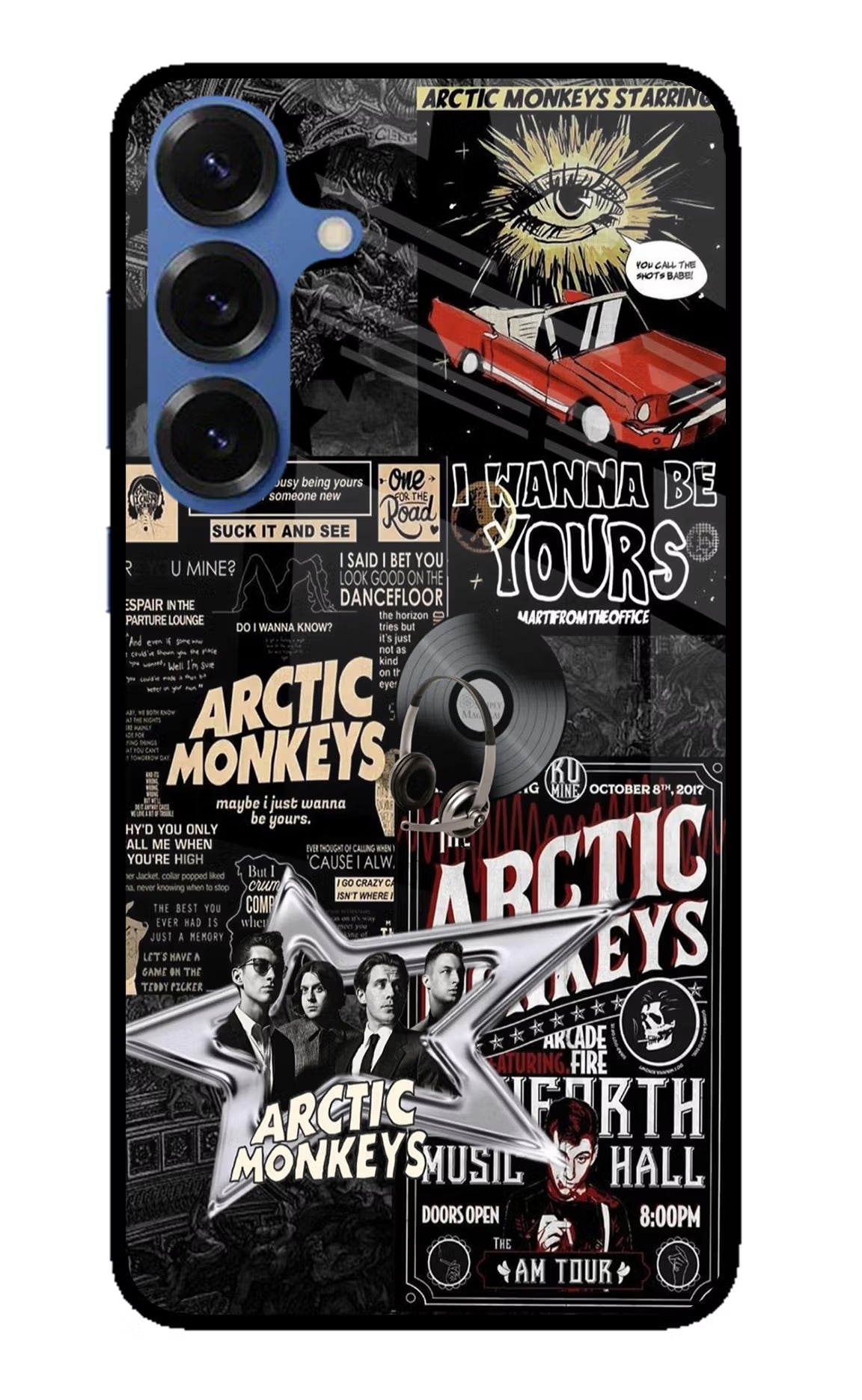Arctic Monkeys Samsung S25 Glass Case - Arctic Monkeys Samsung S25 Glass Case Arctic Monkeys Samsung S25 Glass Case
