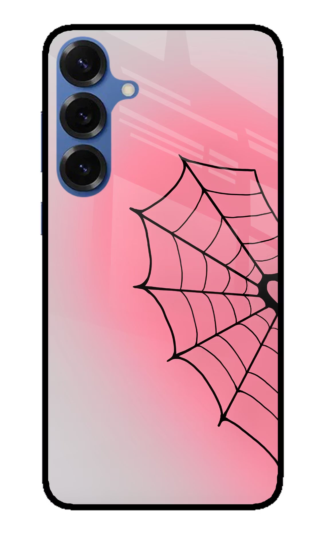 Pink Web Samsung S25 Glass Case - Pink Web Samsung S25 Glass Case Pink Web Samsung S25 Glass Case