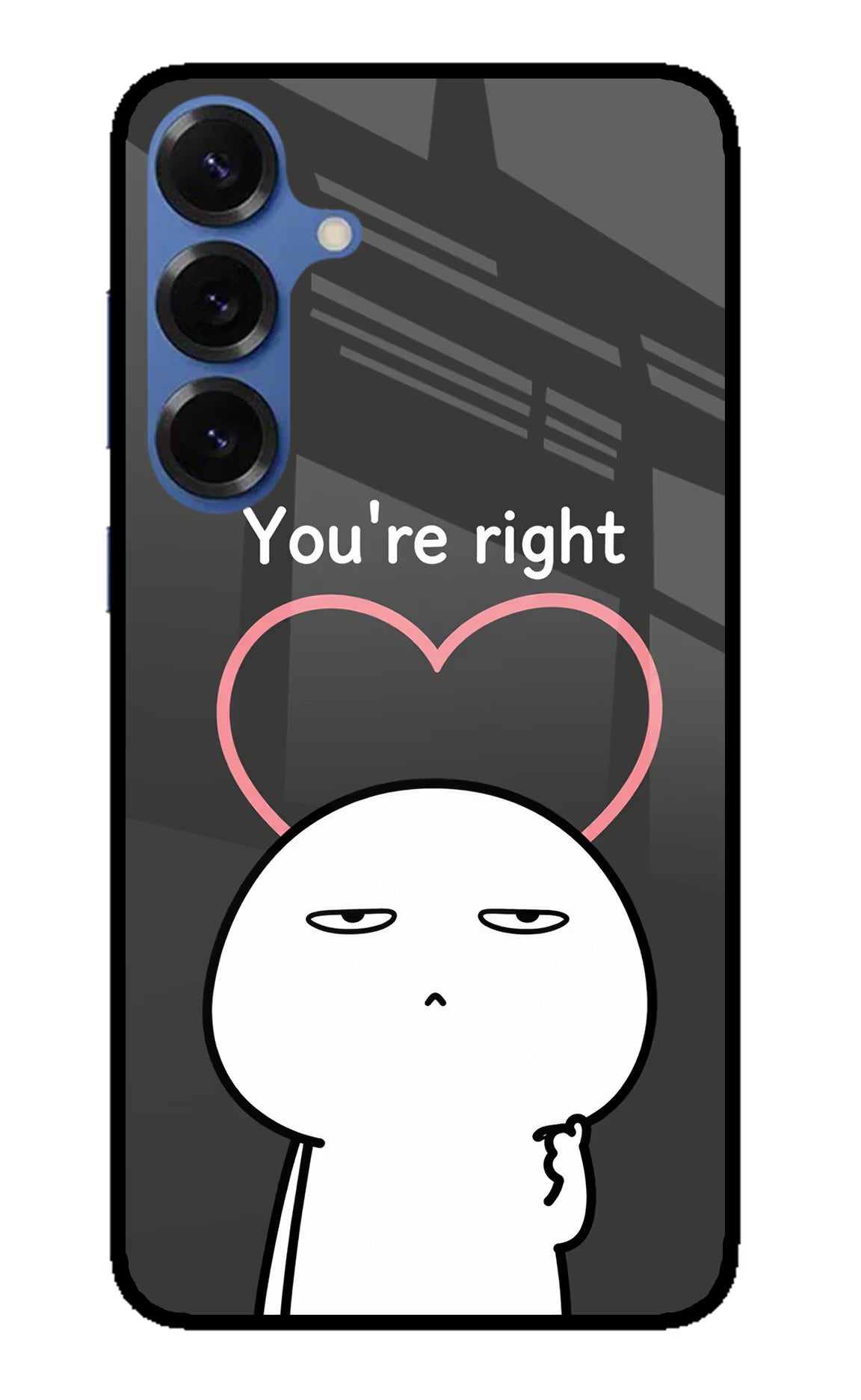 You're Right Samsung S25 Glass Case - You're Right Samsung S25 Glass Case You're Right Samsung S25 Glass Case