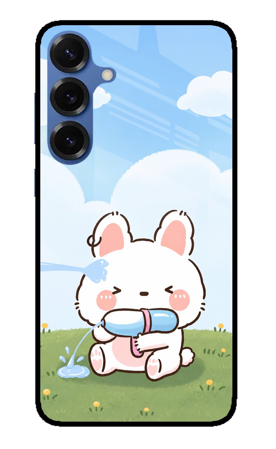 Bunny Treat Samsung S25 Glass Case - Bunny Treat Samsung S25 Glass Case Bunny Treat Samsung S25 Glass Case