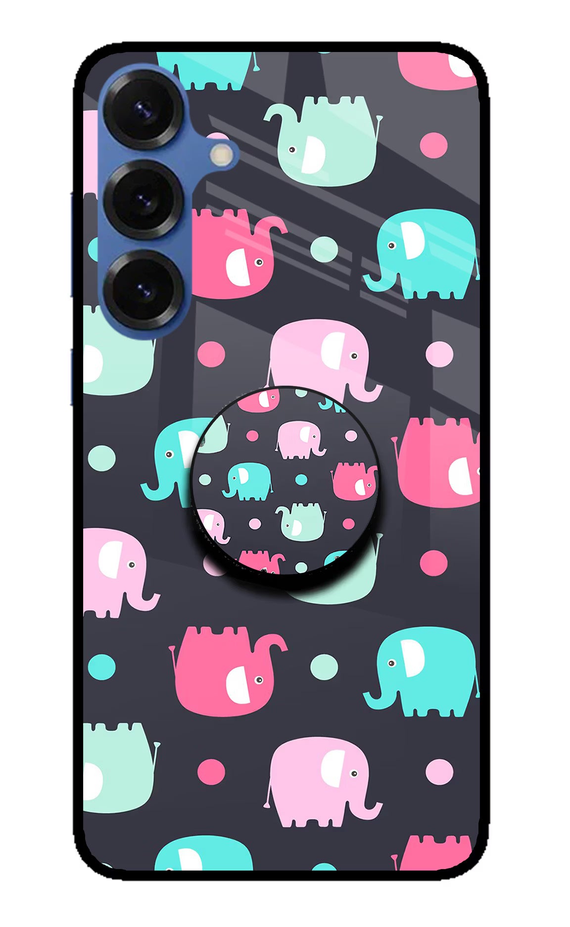 Baby Elephants Samsung S25 Pop Case - Baby Elephants Samsung S25 Pop Case by Casekaro Baby Elephants Samsung S25 Pop Case by Casekaro
