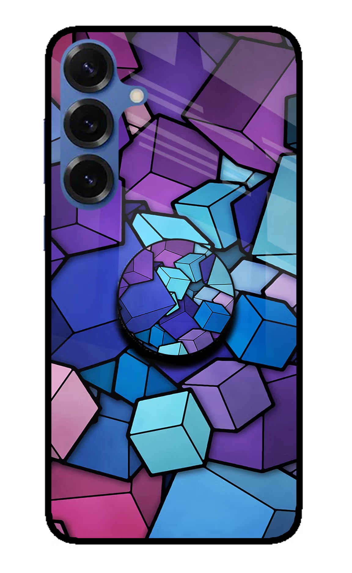 Cubic Abstract Samsung S25 Pop Case - Cubic Abstract Samsung S25 Pop Case by Casekaro Cubic Abstract Samsung S25 Pop Case by Casekaro