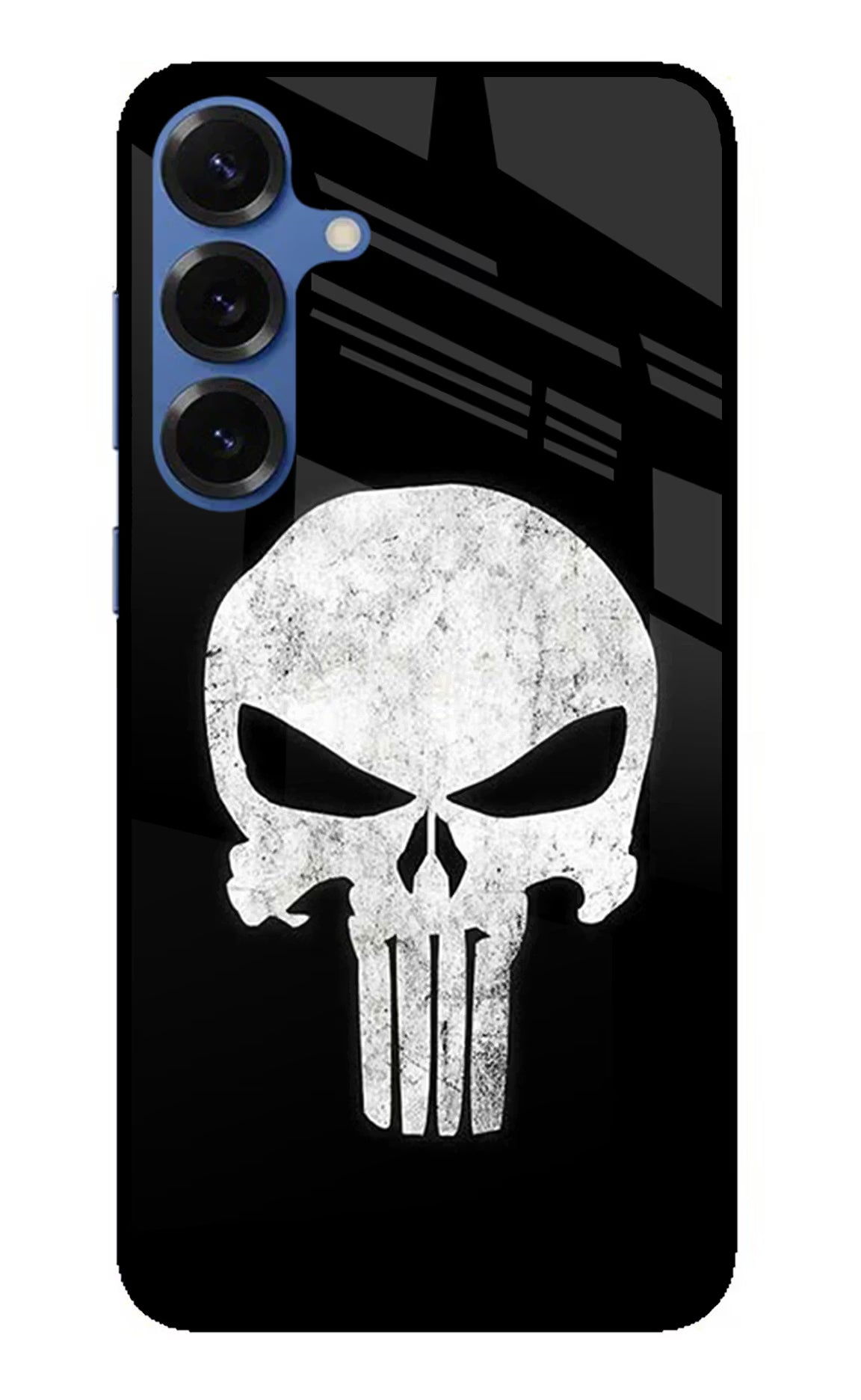 Punisher Skull Samsung S25 Plus Glass Case - Punisher Skull Samsung S25 Plus Glass Case Punisher Skull Samsung S25 Plus Glass Case
