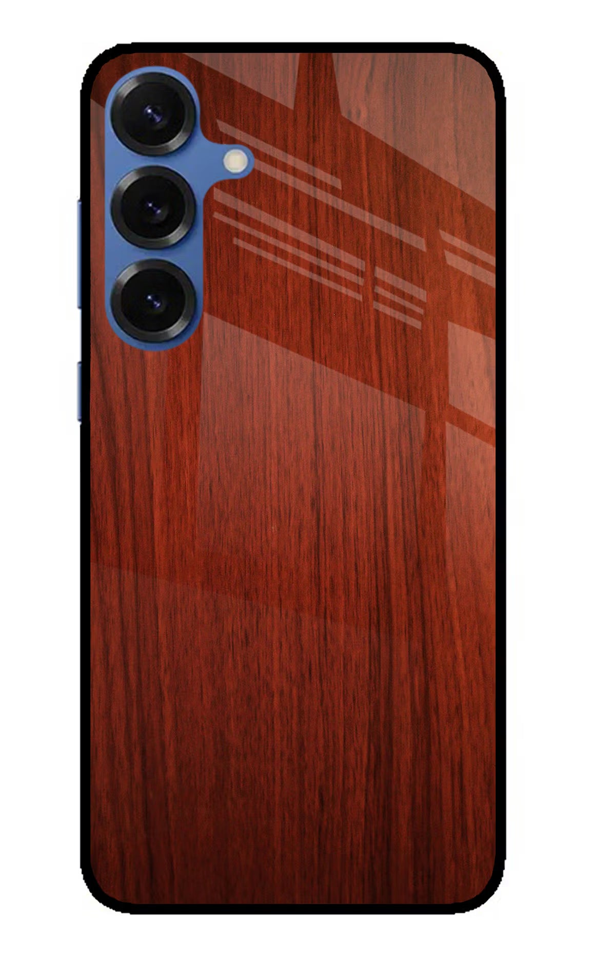 Wooden Plain Pattern Samsung S25 Plus Back Cover - Wooden Plain Pattern Samsung S25 Plus Glass Case Back Cover by Casekaro Wooden Plain Pattern Samsung S25 Plus Glass Case Back Cover by Casekaro