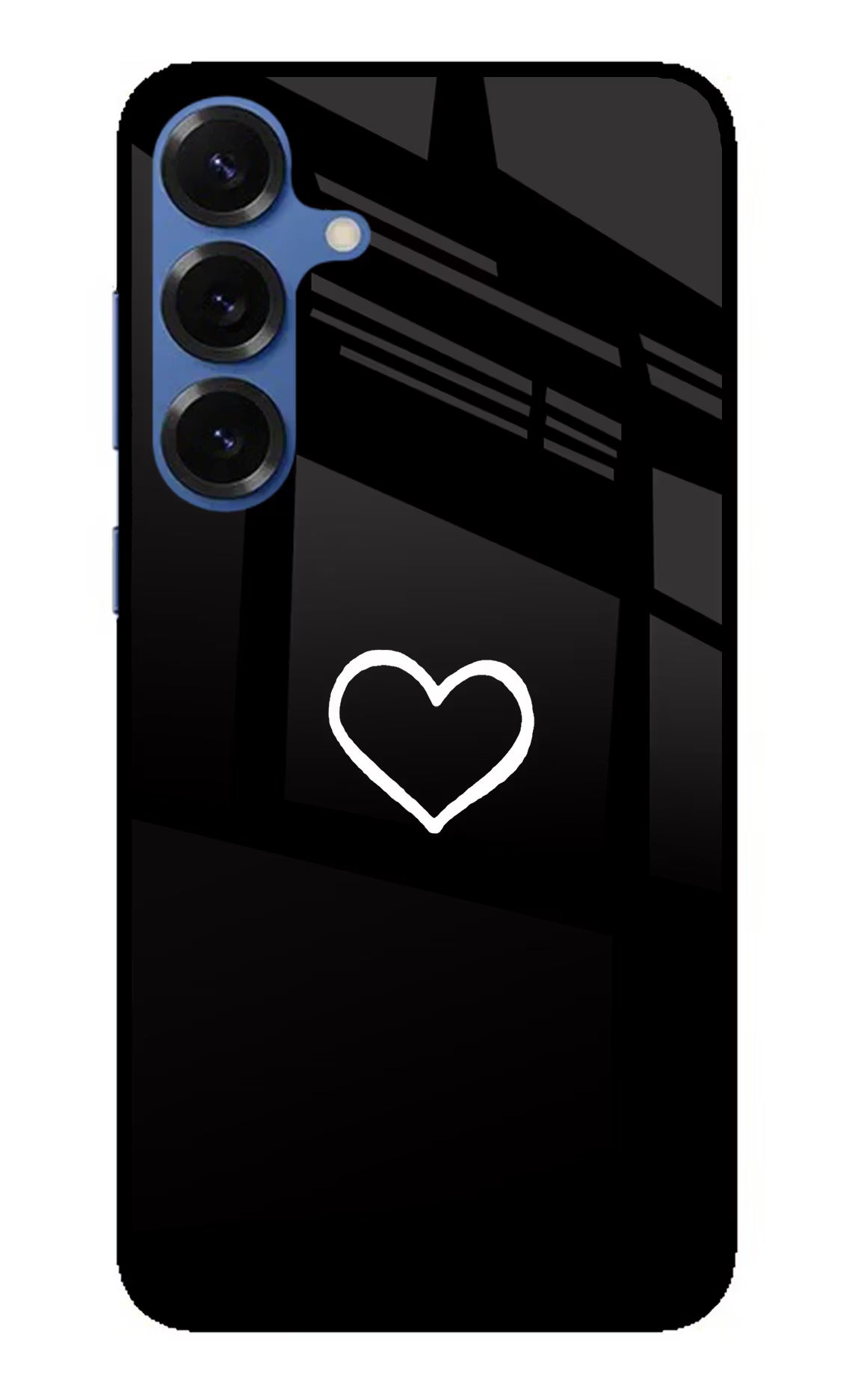 Heart Samsung S25 Plus Back Cover - Heart Samsung S25 Plus Glass Case Back Cover by Casekaro Heart Samsung S25 Plus Glass Case Back Cover by Casekaro