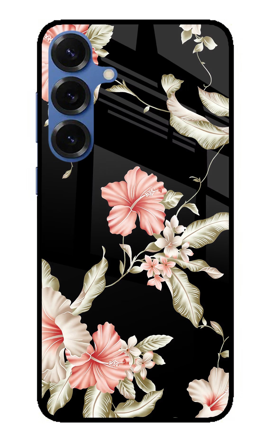 Flowers Samsung S25 Plus Back Cover - Flowers Samsung S25 Plus Glass Case Back Cover by Casekaro Flowers Samsung S25 Plus Glass Case Back Cover by Casekaro