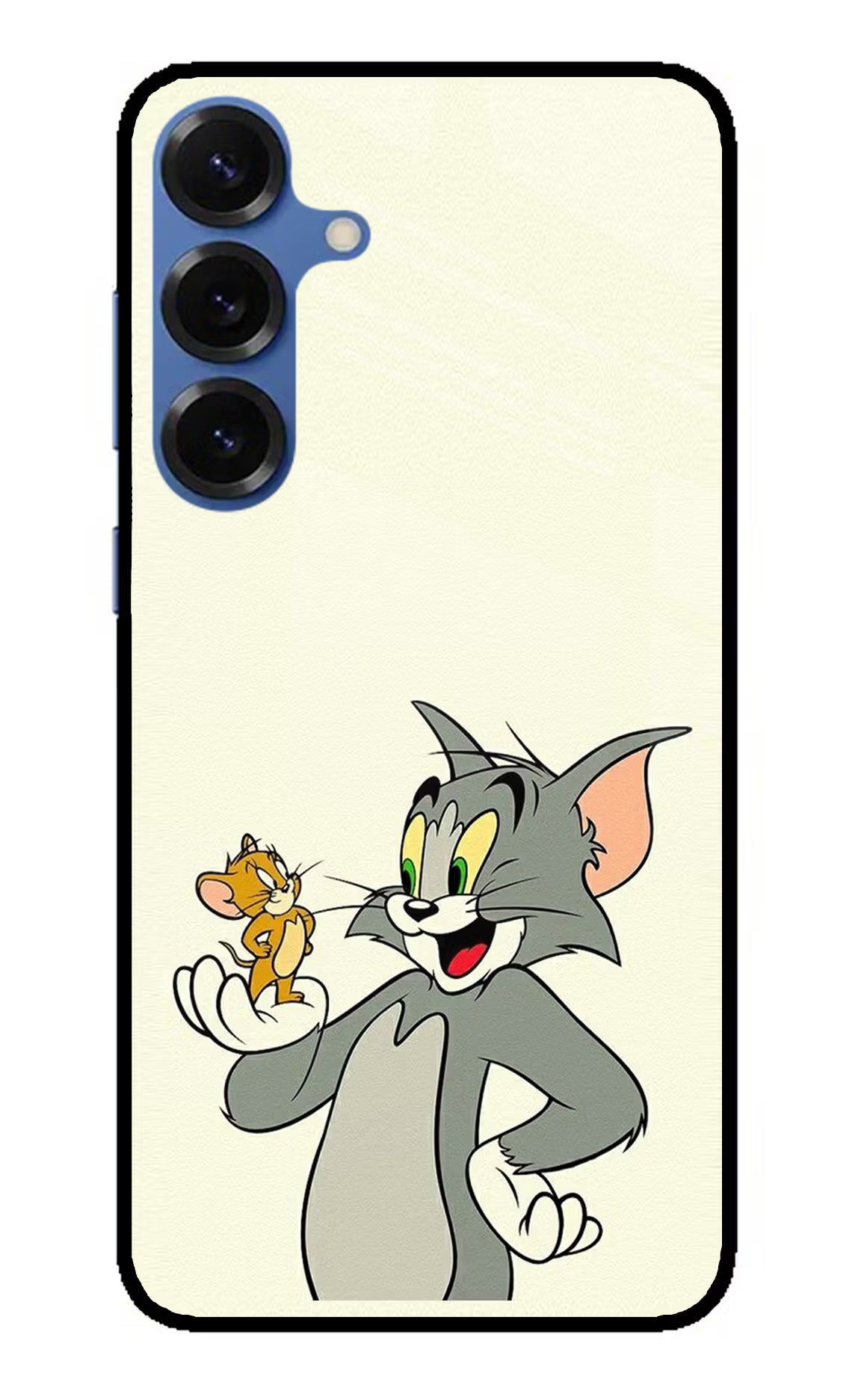 Tom & Jerry Samsung S25 Plus Back Cover - Tom & Jerry Samsung S25 Plus Glass Case Back Cover by Casekaro Tom & Jerry Samsung S25 Plus Glass Case Back Cover by Casekaro