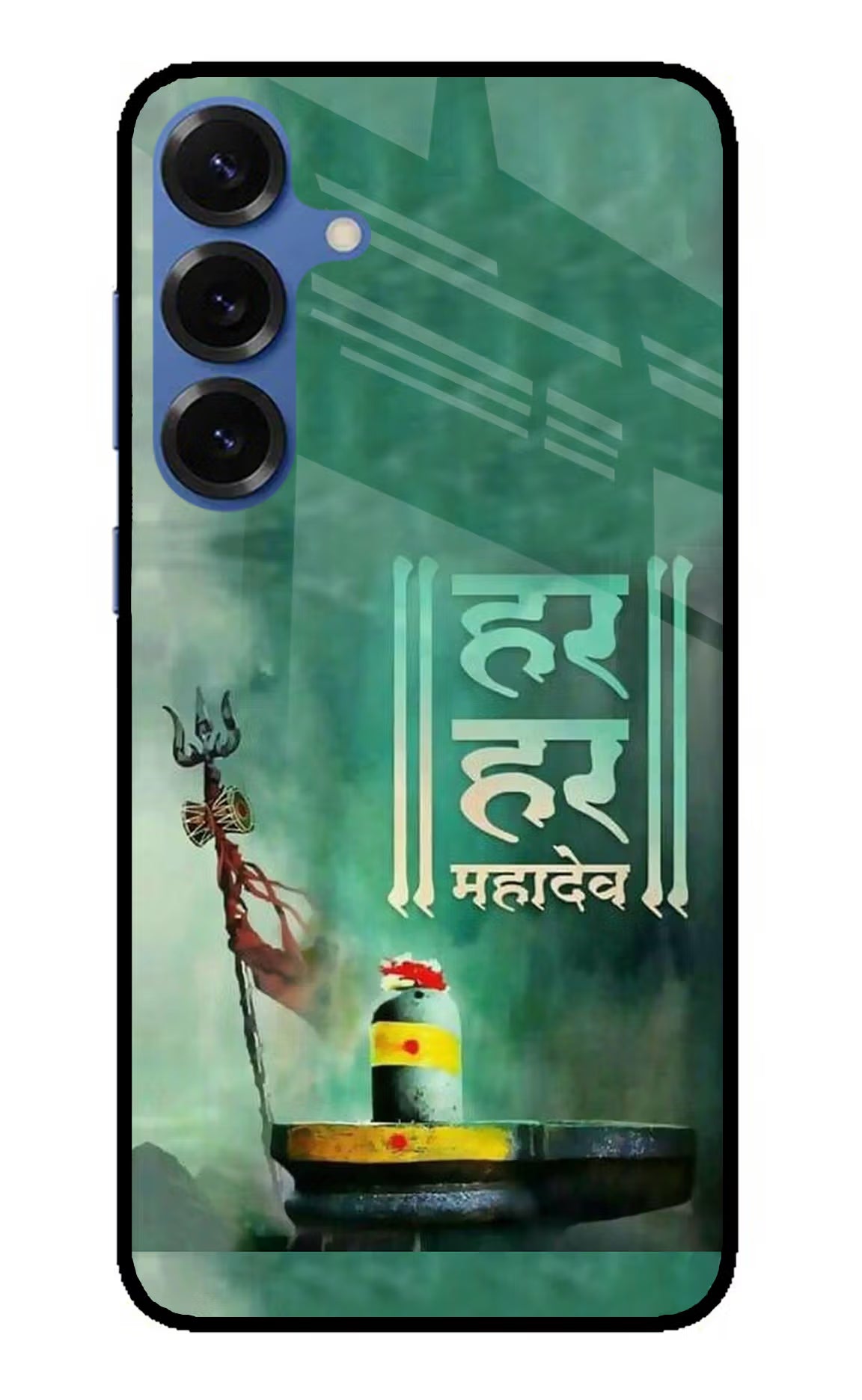 Har Har Mahadev Shivling Samsung S25 Plus Glass Case - Har Har Mahadev Shivling Samsung S25 Plus Glass Case Har Har Mahadev Shivling Samsung S25 Plus Glass Case