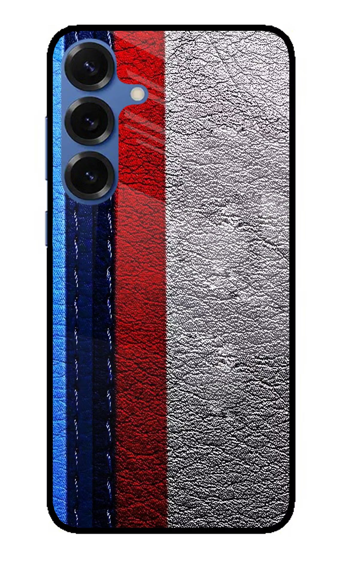 BMW Stripes Samsung S25 Plus Glass Case - BMW Stripes Samsung S25 Plus Glass Case BMW Stripes Samsung S25 Plus Glass Case