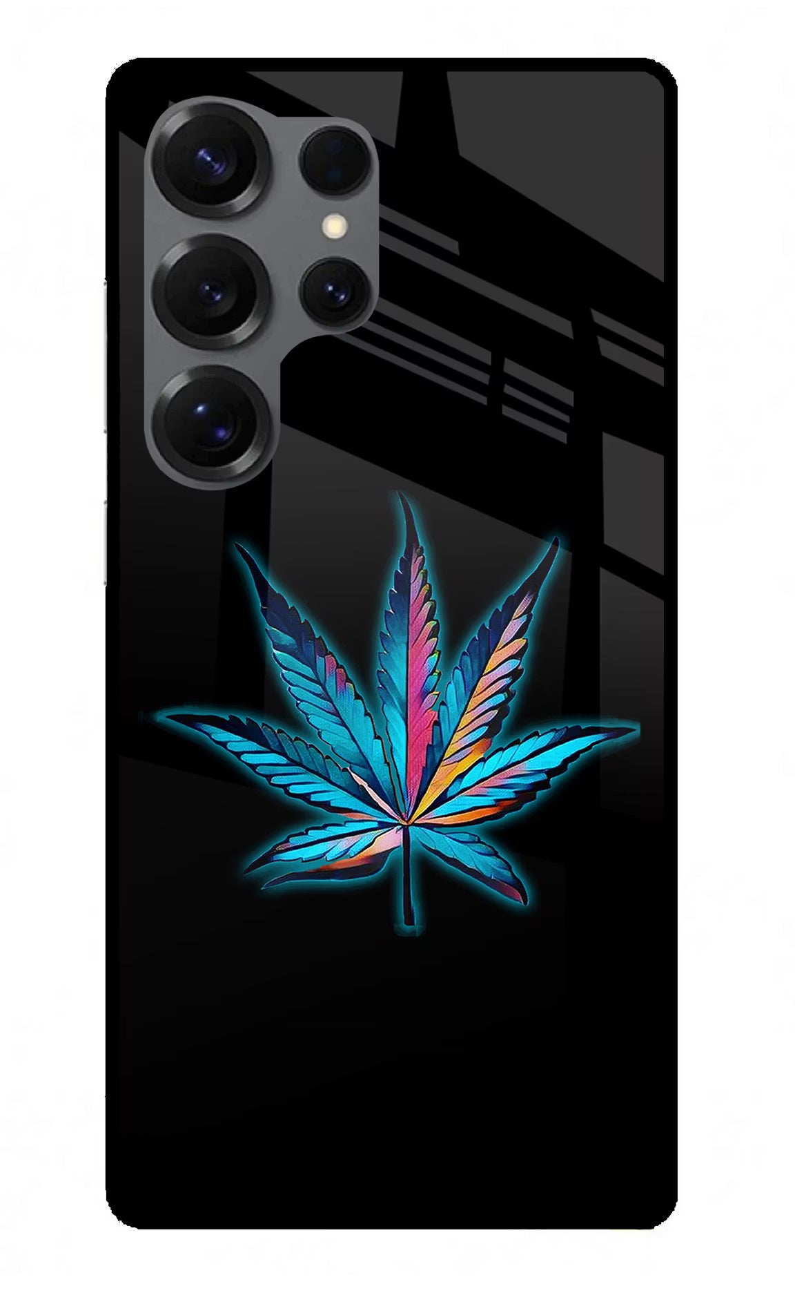 Weed Samsung S25 Ultra Back Cover - Weed Samsung S25 Ultra Glass Case Back Cover by Casekaro Weed Samsung S25 Ultra Glass Case Back Cover by Casekaro