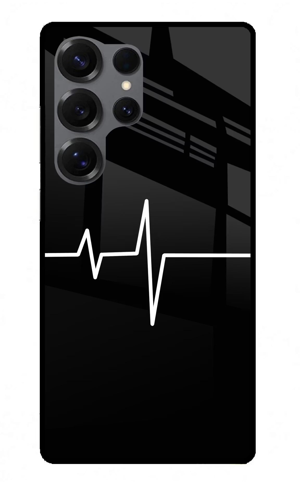 Heart Beats Samsung S25 Ultra Back Cover - Heart Beats Samsung S25 Ultra Glass Case Back Cover by Casekaro Heart Beats Samsung S25 Ultra Glass Case Back Cover by Casekaro