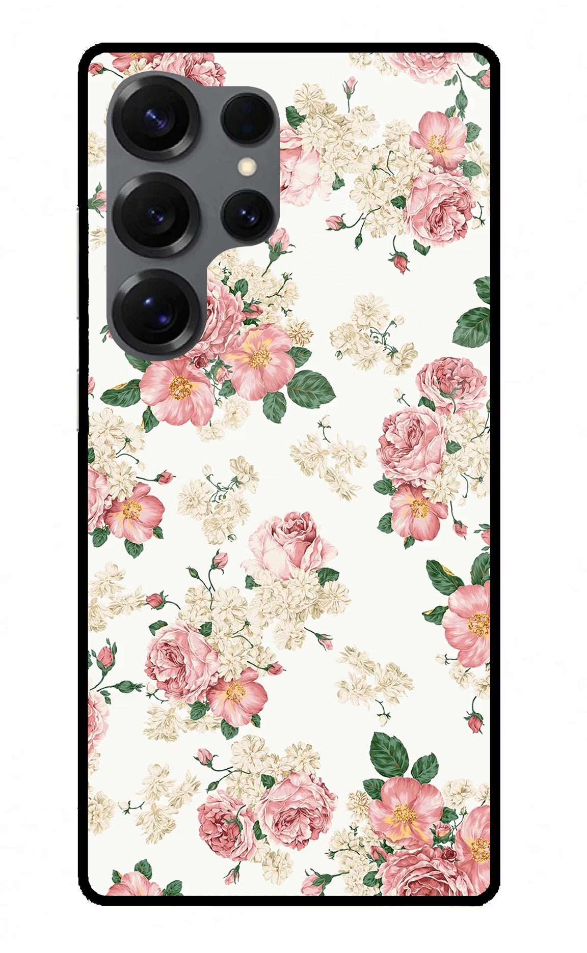 Flowers Samsung S25 Ultra Glass Case - Flowers Samsung S25 Ultra Glass Case Flowers Samsung S25 Ultra Glass Case