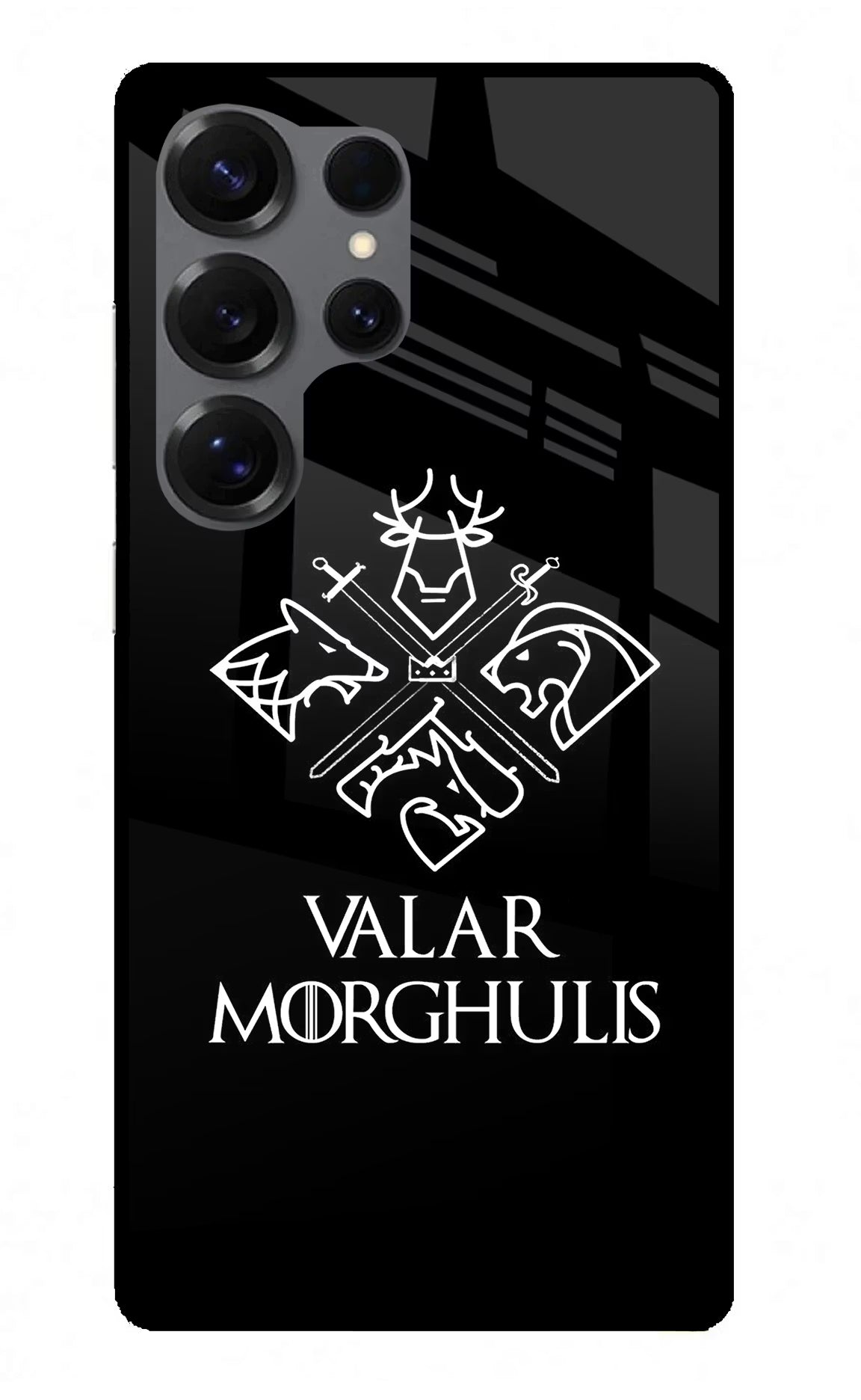 Valar Morghulis | Game Of Thrones Samsung S25 Ultra Glass Case - Valar Morghulis | Game Of Thrones Samsung S25 Ultra Glass Case Valar Morghulis | Game Of Thrones Samsung S25 Ultra Glass Case