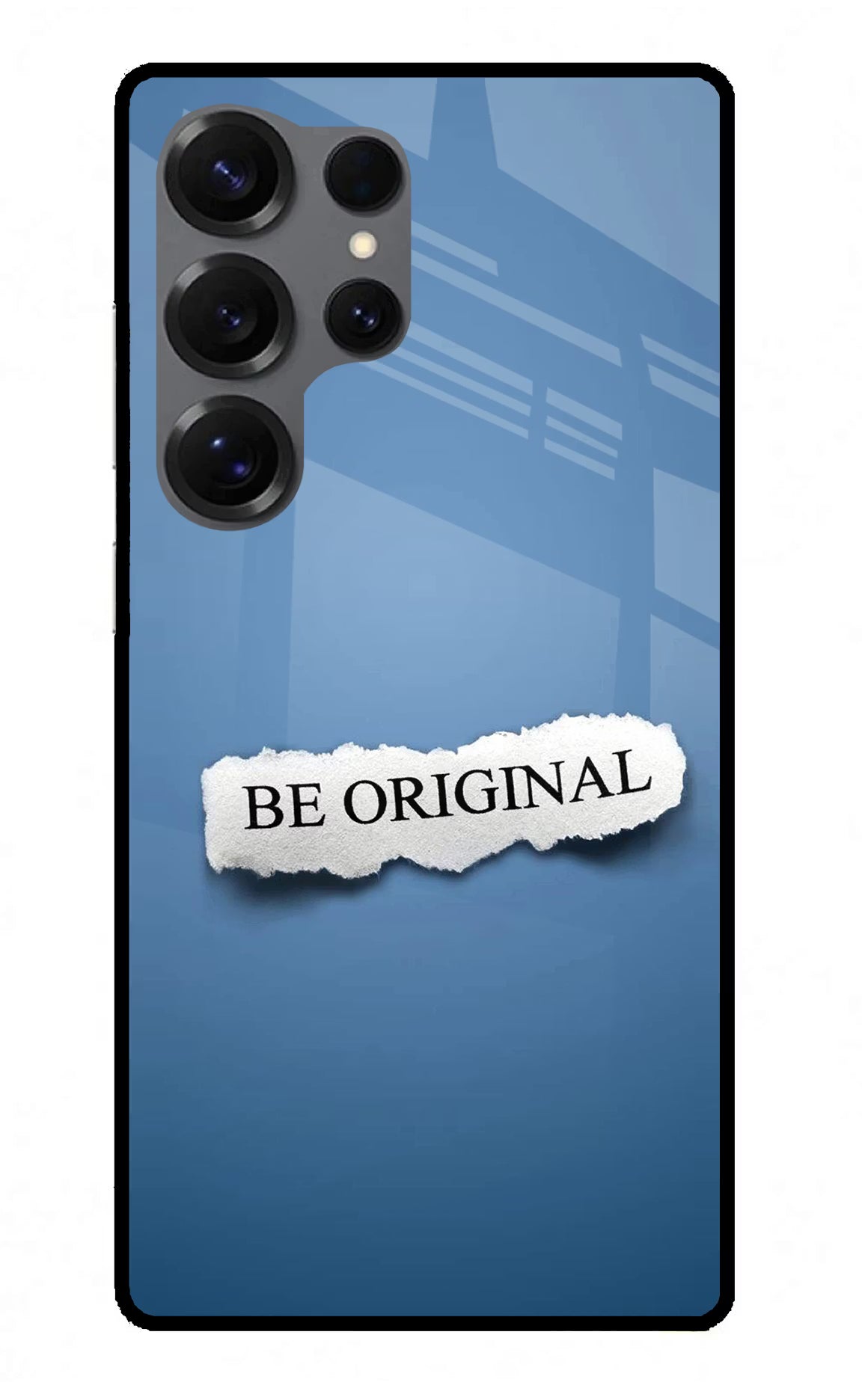 Be Original Samsung S25 Ultra Back Cover - Be Original Samsung S25 Ultra Glass Case Back Cover by Casekaro Be Original Samsung S25 Ultra Glass Case Back Cover by Casekaro