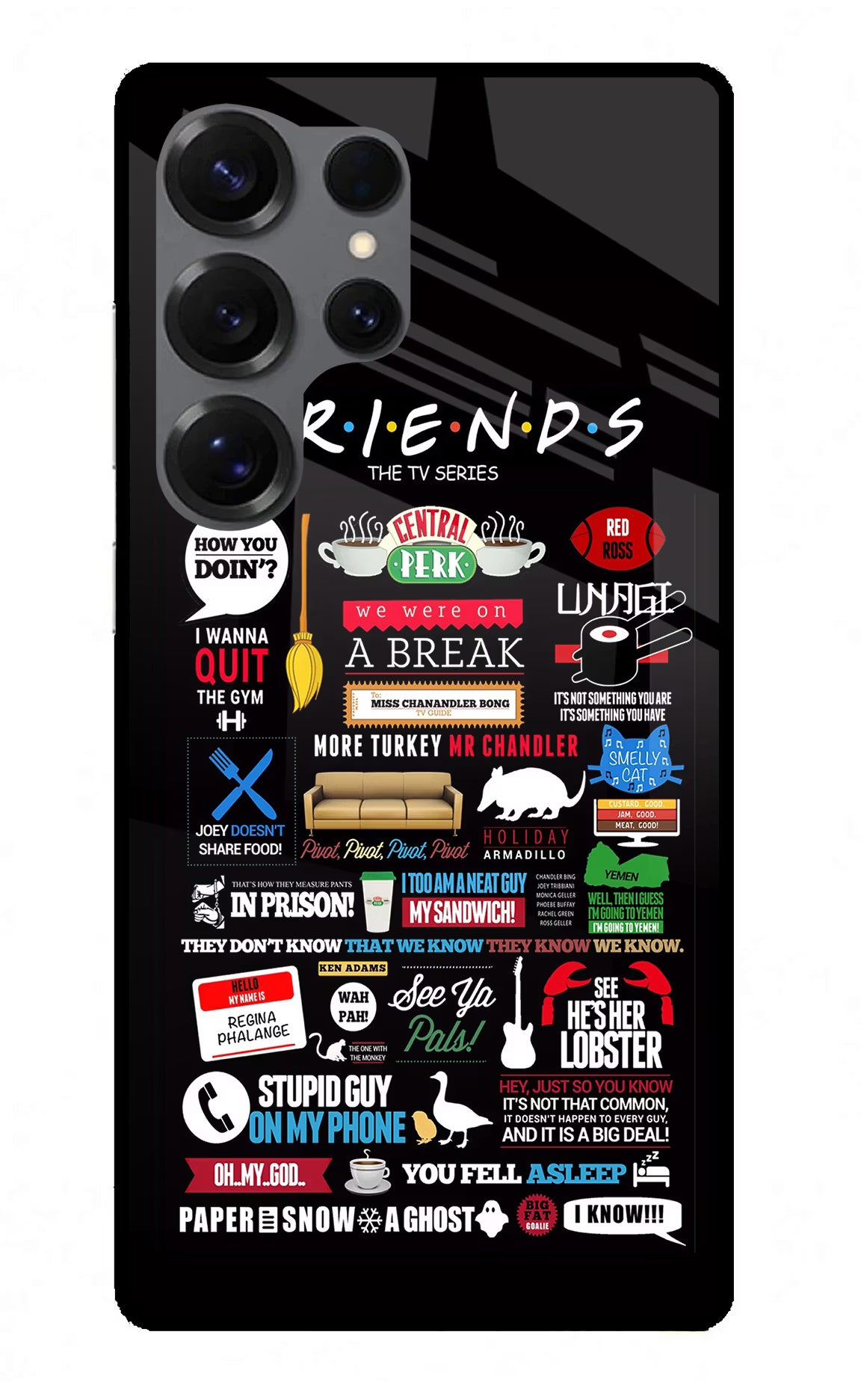 FRIENDS Samsung S25 Ultra Glass Case - FRIENDS Samsung S25 Ultra Glass Case FRIENDS Samsung S25 Ultra Glass Case