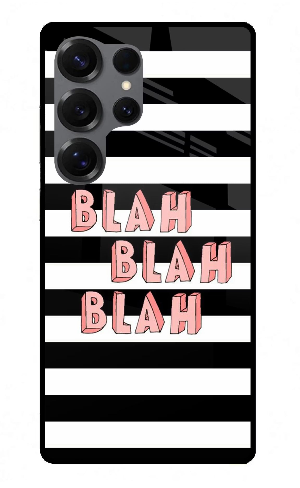 Blah Blah Blah Samsung S25 Ultra Glass Case - Blah Blah Blah Samsung S25 Ultra Glass Case Blah Blah Blah Samsung S25 Ultra Glass Case