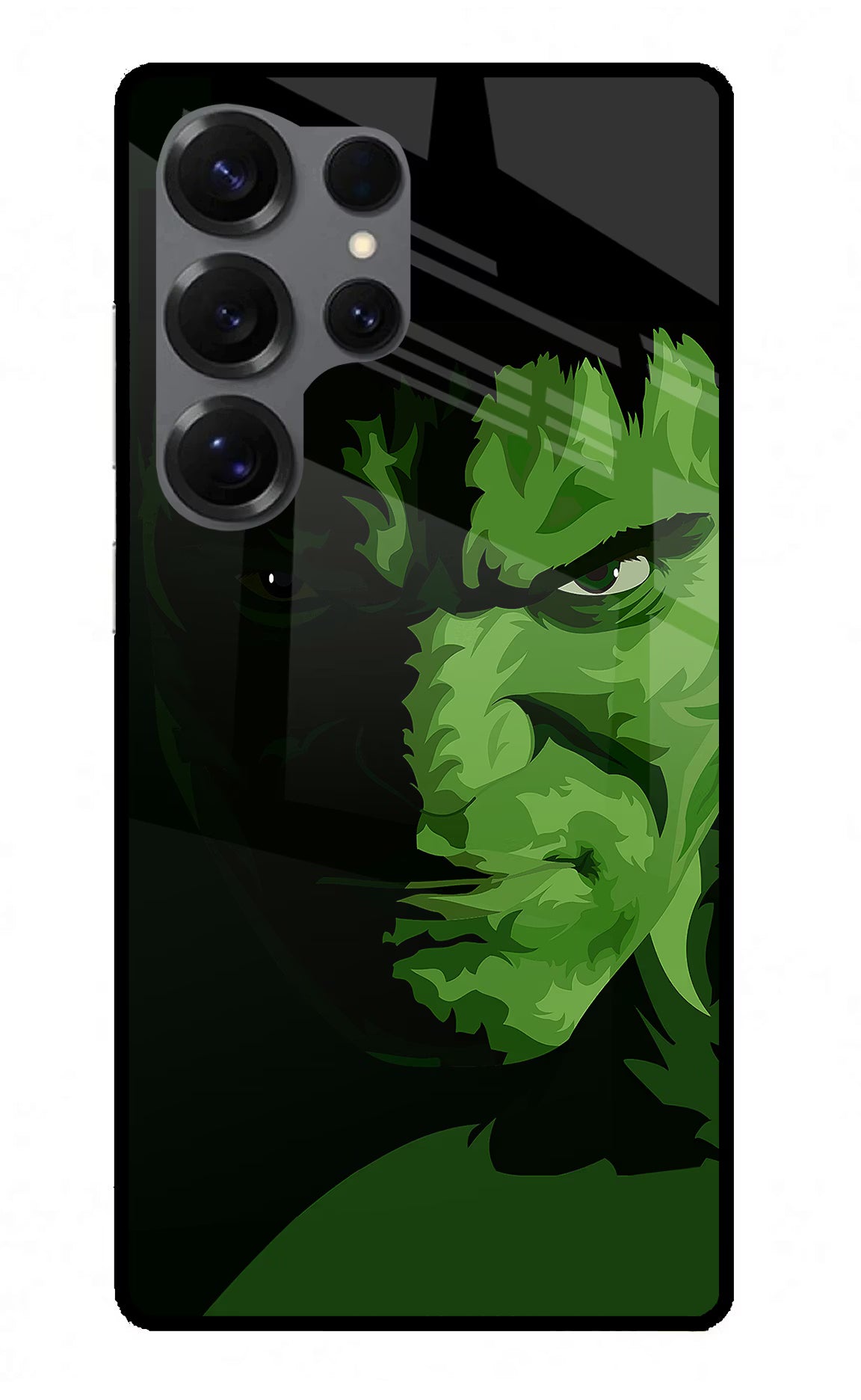 HULK Samsung S25 Ultra Back Cover - HULK Samsung S25 Ultra Glass Case Back Cover by Casekaro HULK Samsung S25 Ultra Glass Case Back Cover by Casekaro