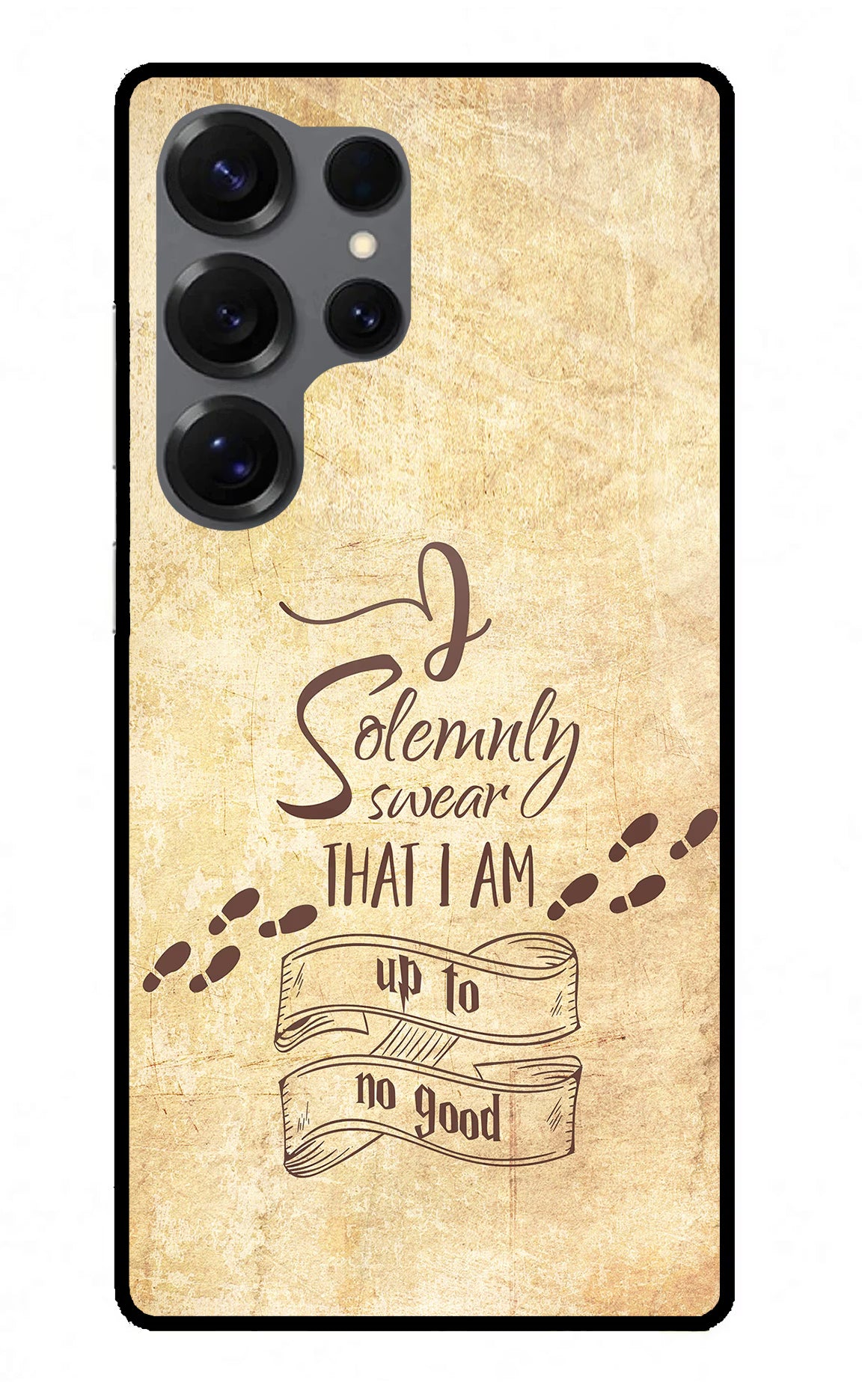 I Solemnly swear that i up to no good Samsung S25 Ultra Back Cover - I Solemnly swear that i up to no good Samsung S25 Ultra Glass Case Back Cover by Casekaro I Solemnly swear that i up to no good Samsung S25 Ultra Glass Case Back Cover by Casekaro