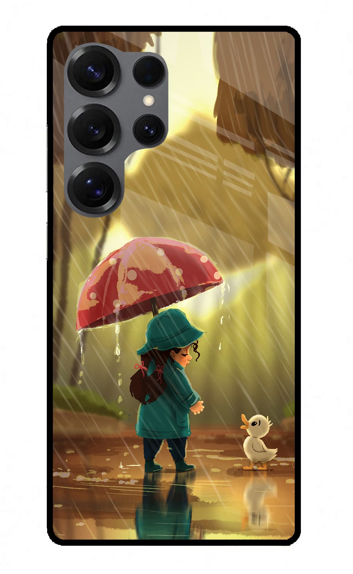 Rainy Day Samsung S25 Ultra Glass Case - Rainy Day Samsung S25 Ultra Glass Case Rainy Day Samsung S25 Ultra Glass Case