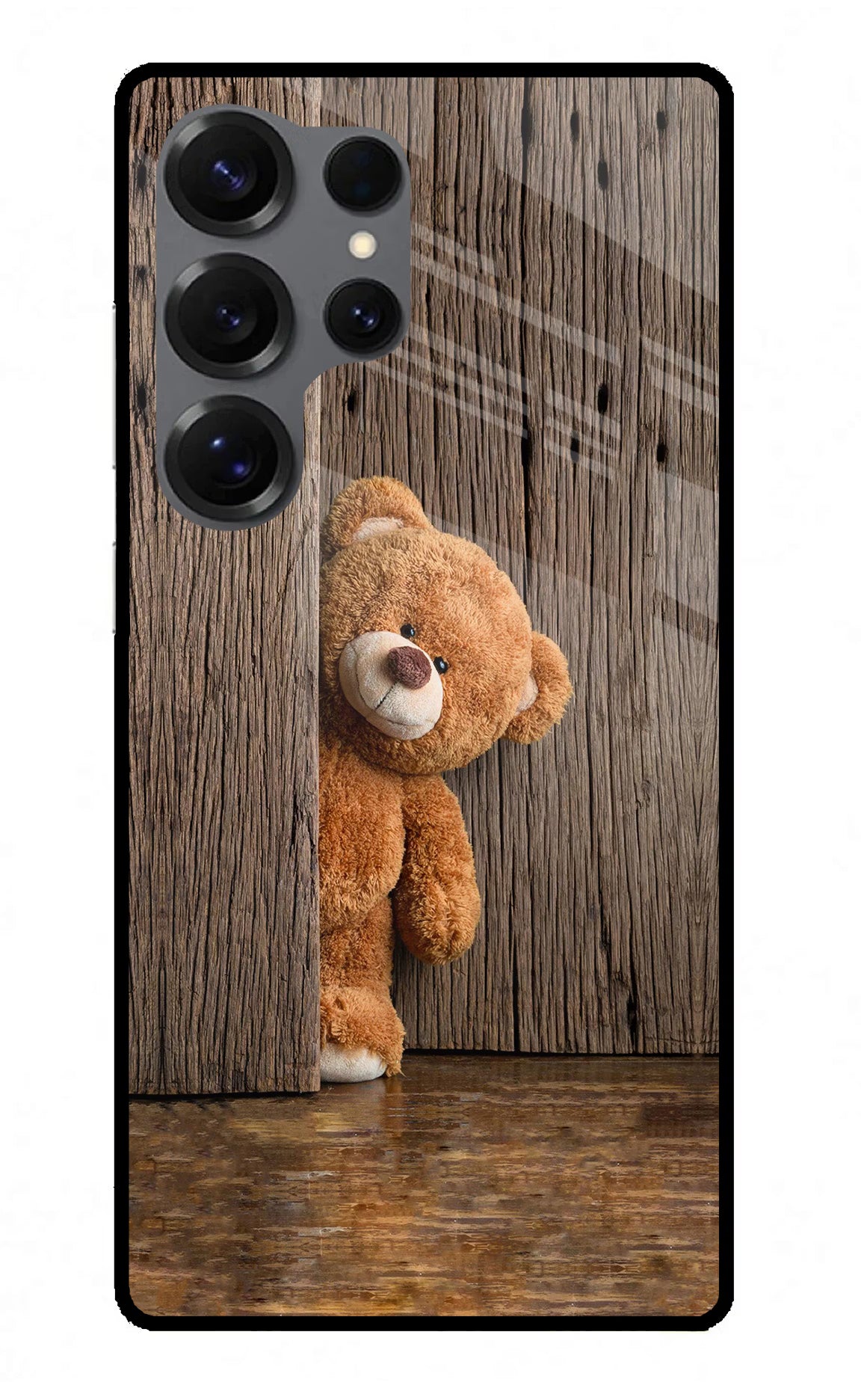 Teddy Wooden Samsung S25 Ultra Glass Case - Teddy Wooden Samsung S25 Ultra Glass Case Teddy Wooden Samsung S25 Ultra Glass Case