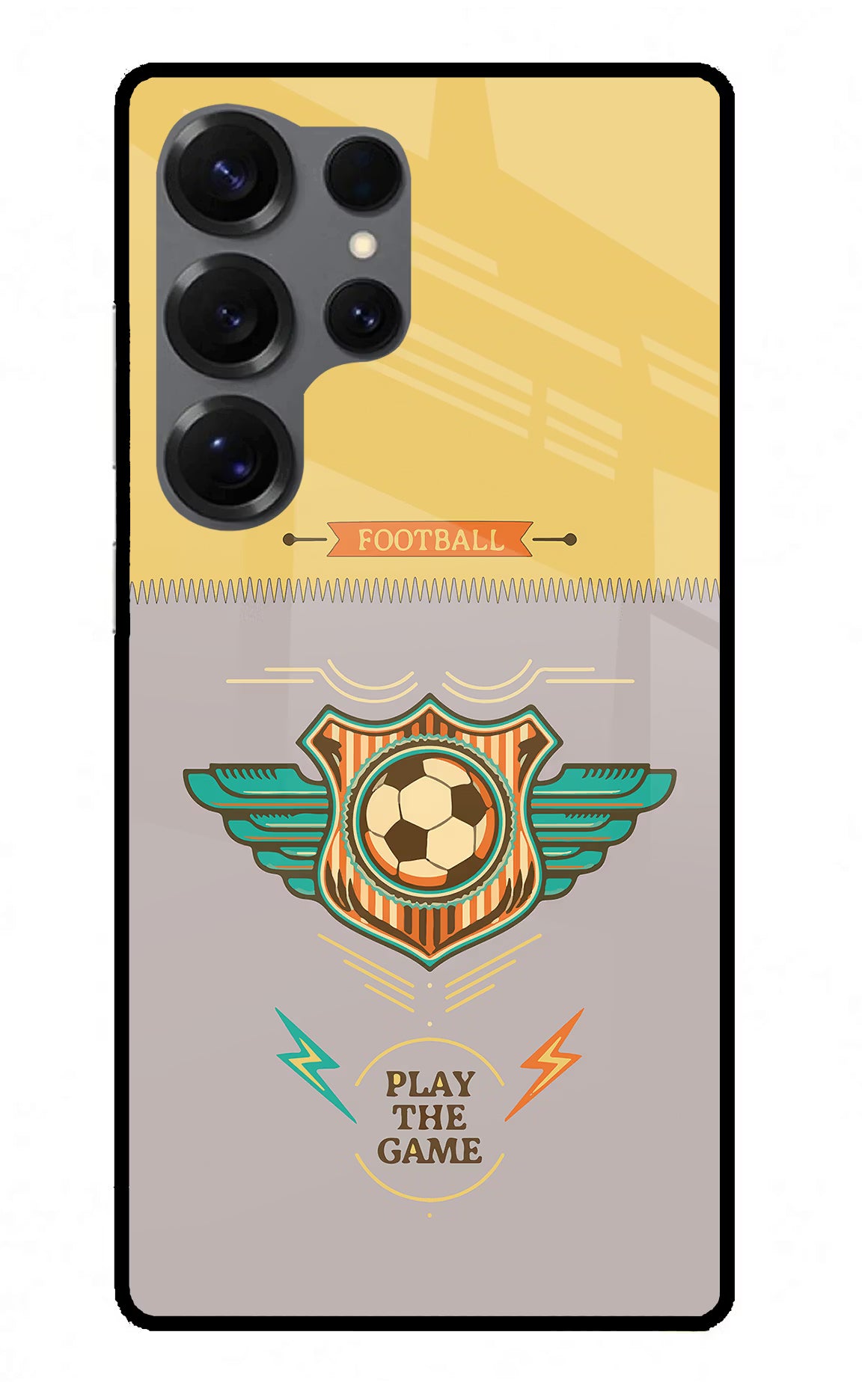 Football Samsung S25 Ultra Glass Case - Football Samsung S25 Ultra Glass Case Football Samsung S25 Ultra Glass Case