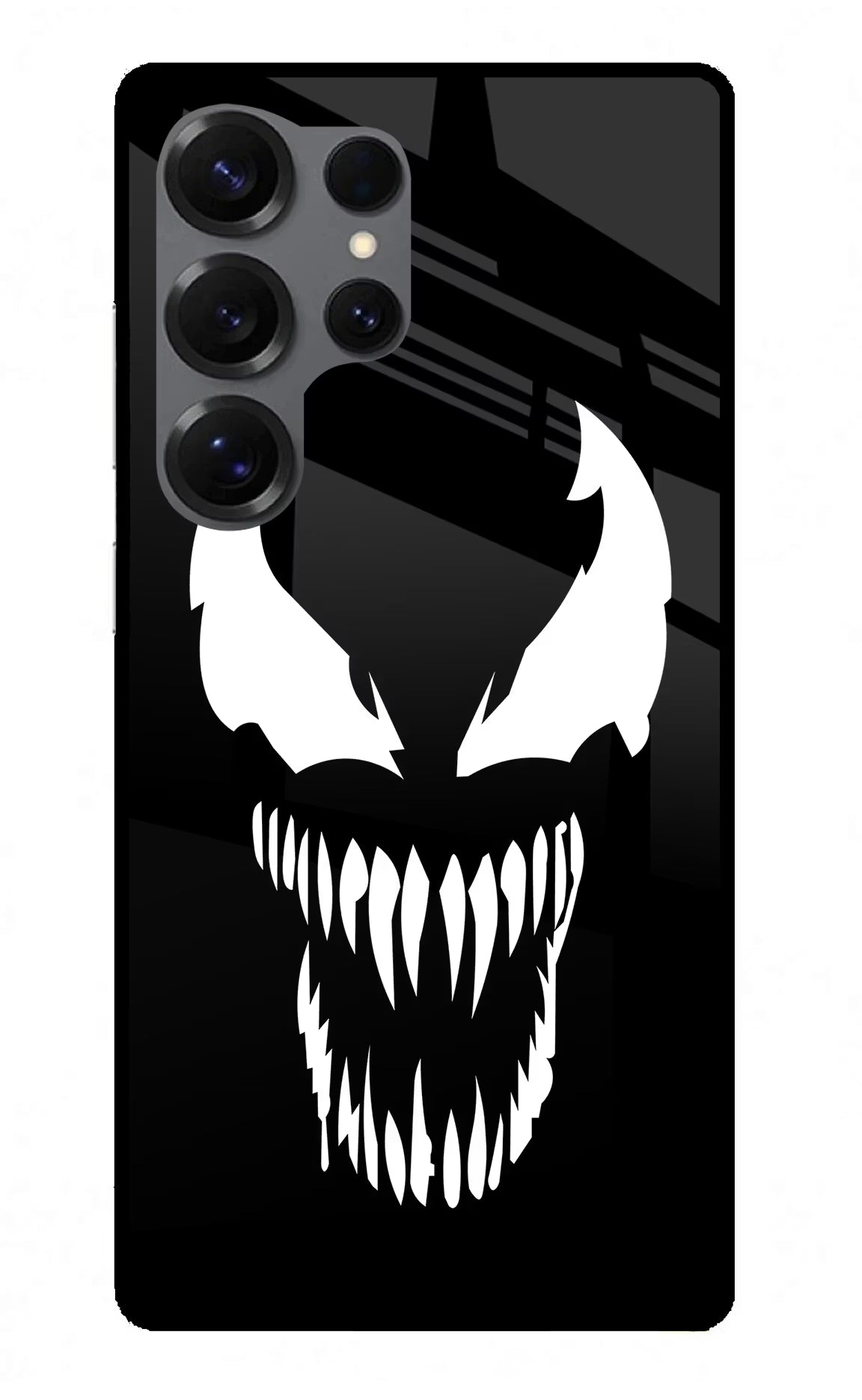 Venom Samsung S25 Ultra Back Cover - Venom Samsung S25 Ultra Glass Case Back Cover by Casekaro Venom Samsung S25 Ultra Glass Case Back Cover by Casekaro