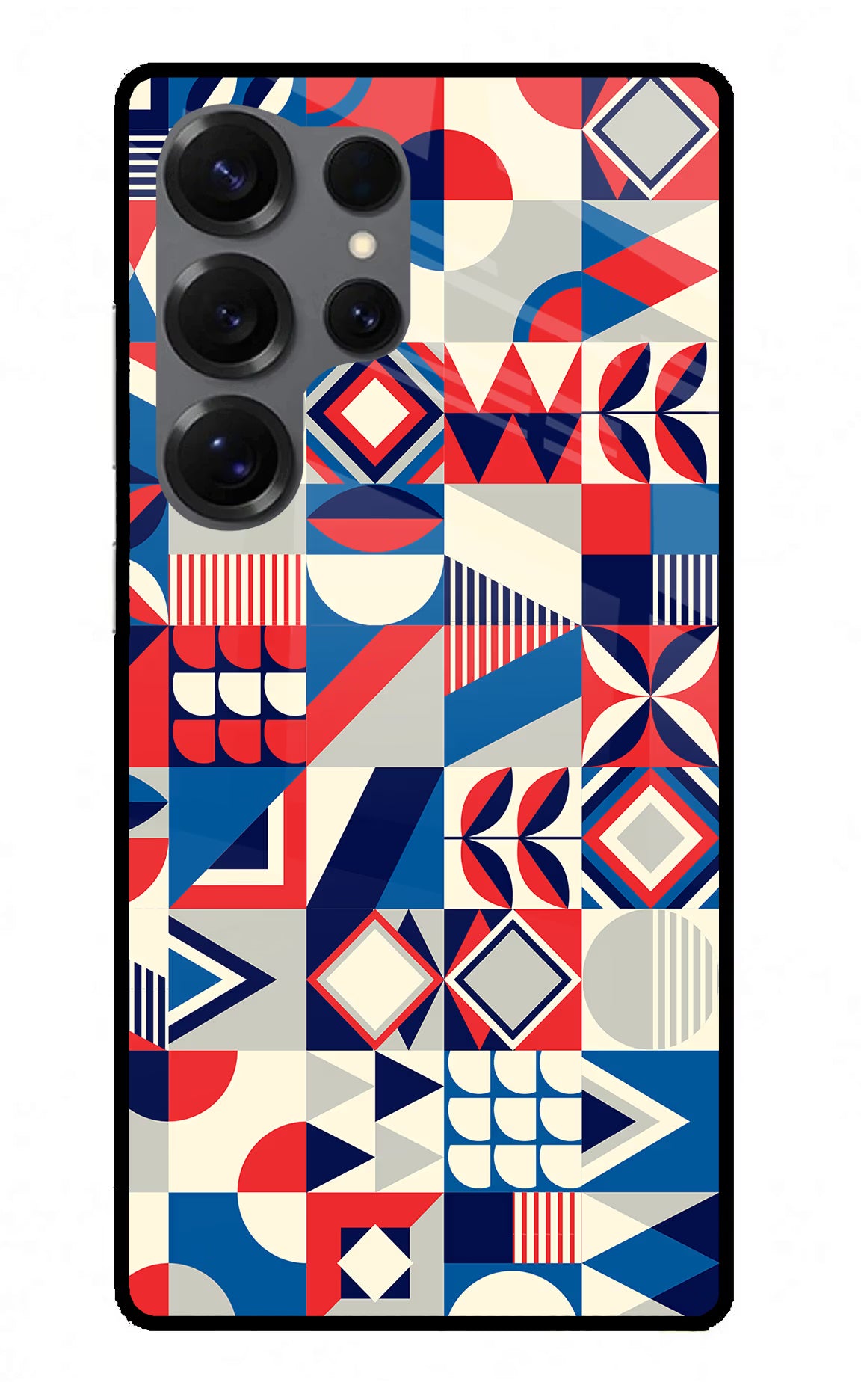 Colorful Pattern Samsung S25 Ultra Back Cover - Colorful Pattern Samsung S25 Ultra Glass Case Back Cover by Casekaro Colorful Pattern Samsung S25 Ultra Glass Case Back Cover by Casekaro