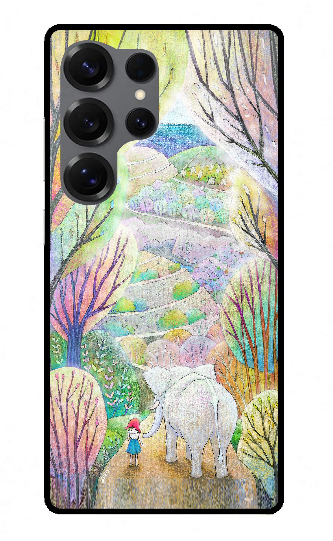 Nature Painting Samsung S25 Ultra Glass Case - Nature Painting Samsung S25 Ultra Glass Case Nature Painting Samsung S25 Ultra Glass Case
