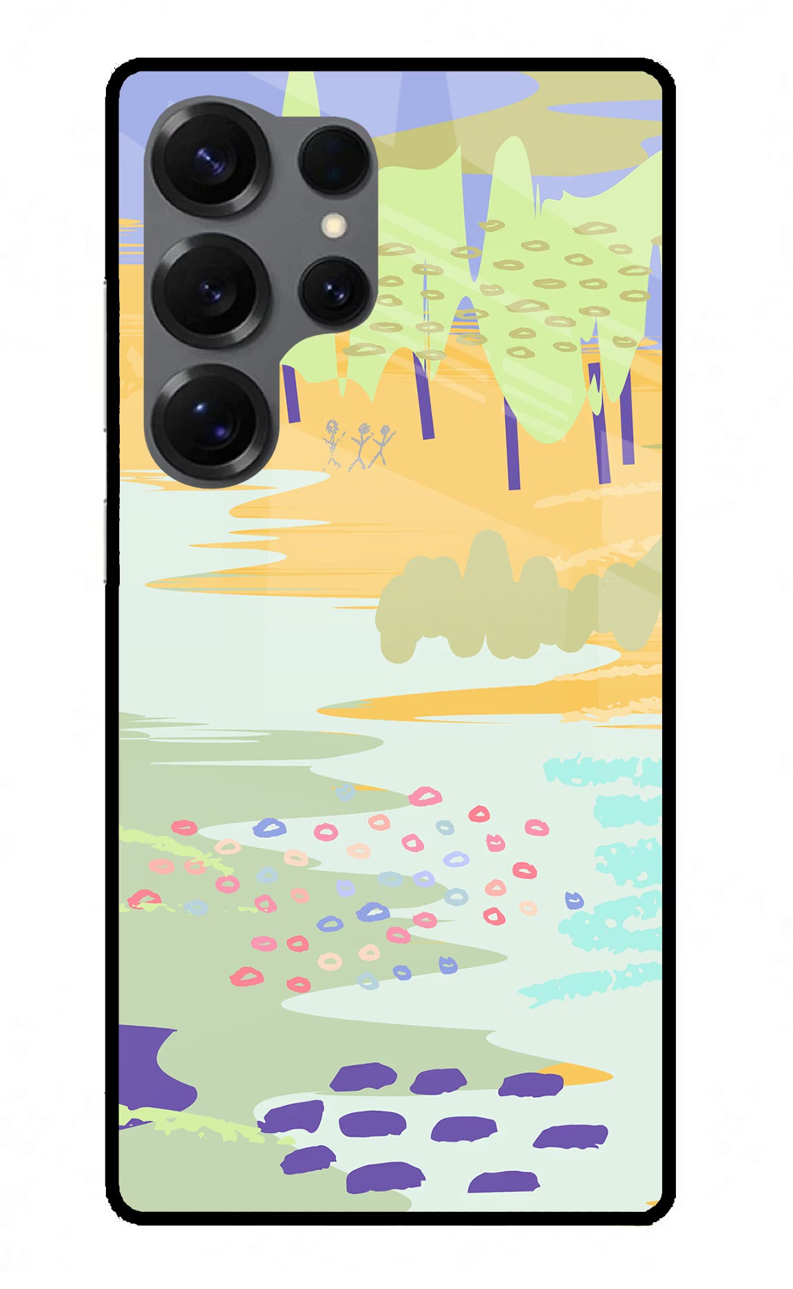 Scenery Samsung S25 Ultra Back Cover - Scenery Samsung S25 Ultra Glass Case Back Cover by Casekaro Scenery Samsung S25 Ultra Glass Case Back Cover by Casekaro