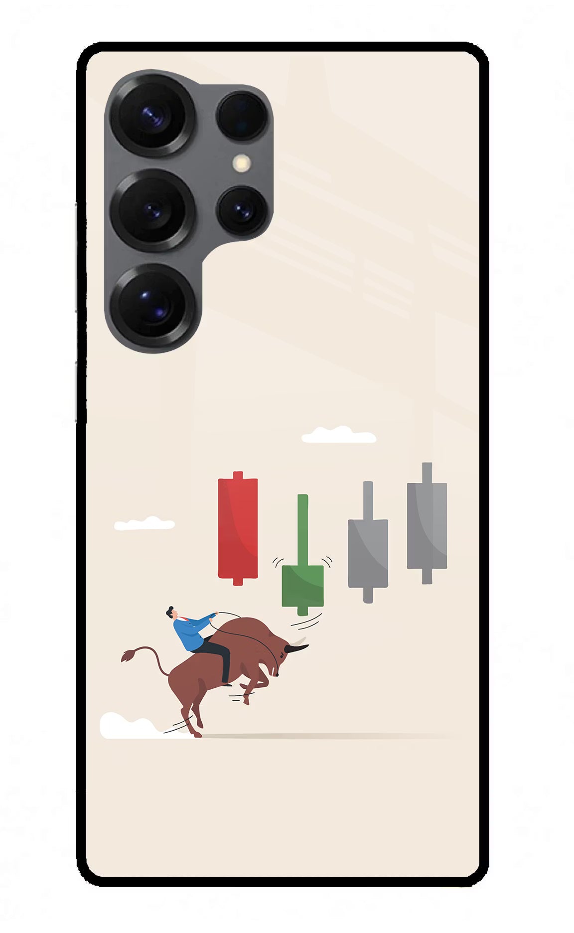 Bull Trading Momentum Samsung S25 Ultra Glass Case - Bull Trading Momentum Samsung S25 Ultra Glass Case Bull Trading Momentum Samsung S25 Ultra Glass Case