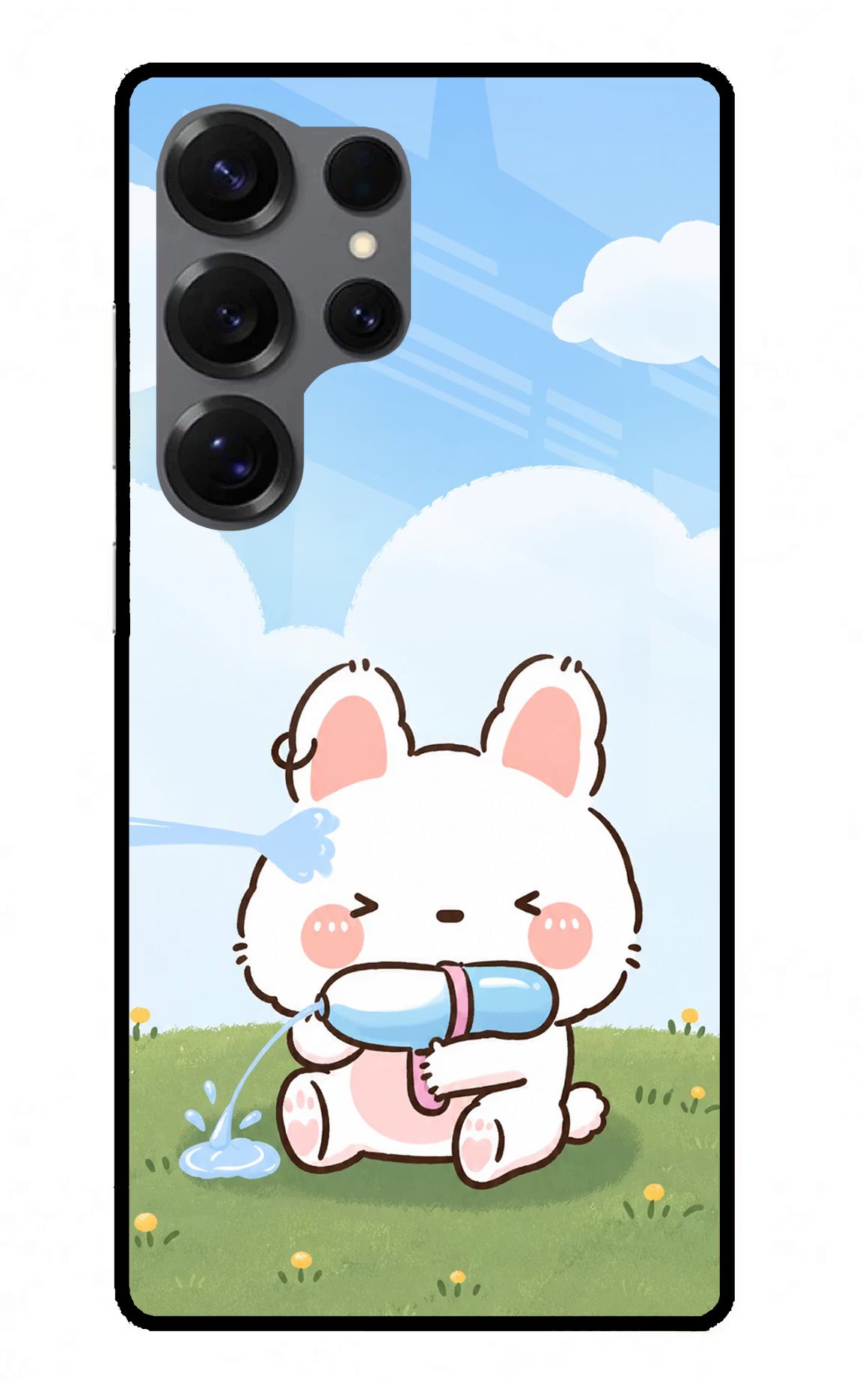 Bunny Treat Samsung S25 Ultra Glass Case - Bunny Treat Samsung S25 Ultra Glass Case Bunny Treat Samsung S25 Ultra Glass Case