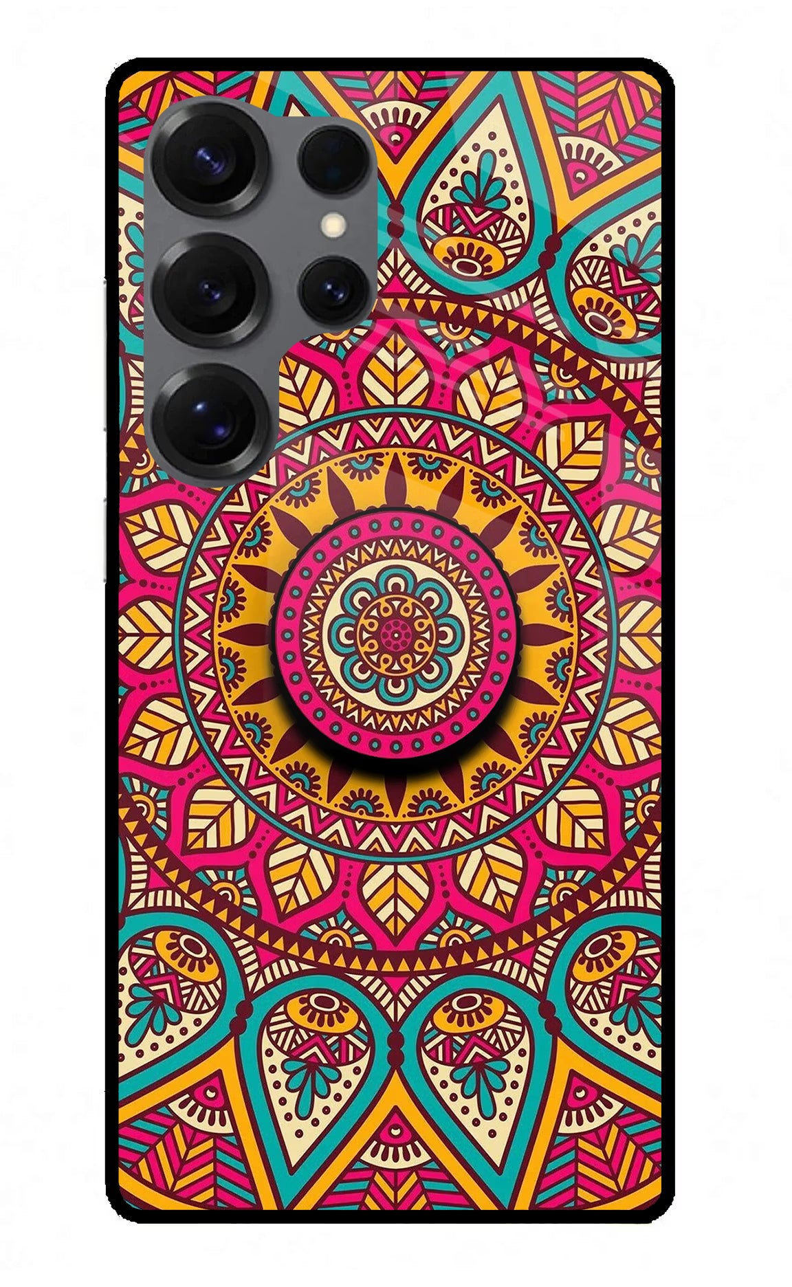 Mandala Samsung S25 Ultra Pop Case - Mandala Samsung S25 Ultra Pop Case by Casekaro Mandala Samsung S25 Ultra Pop Case by Casekaro
