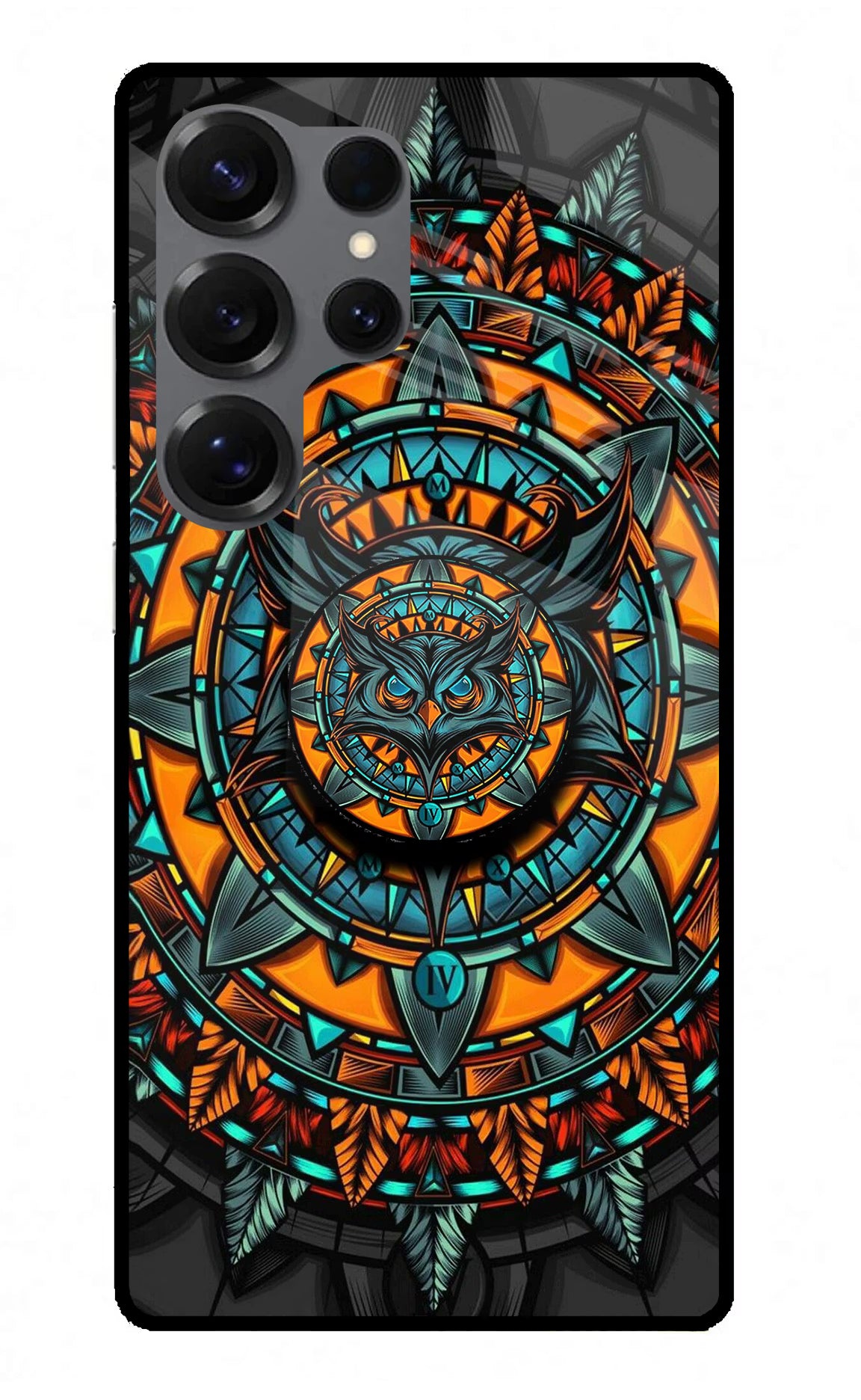 Angry Owl Samsung S25 Ultra Pop Case - Angry Owl Samsung S25 Ultra Pop Case by Casekaro Angry Owl Samsung S25 Ultra Pop Case by Casekaro