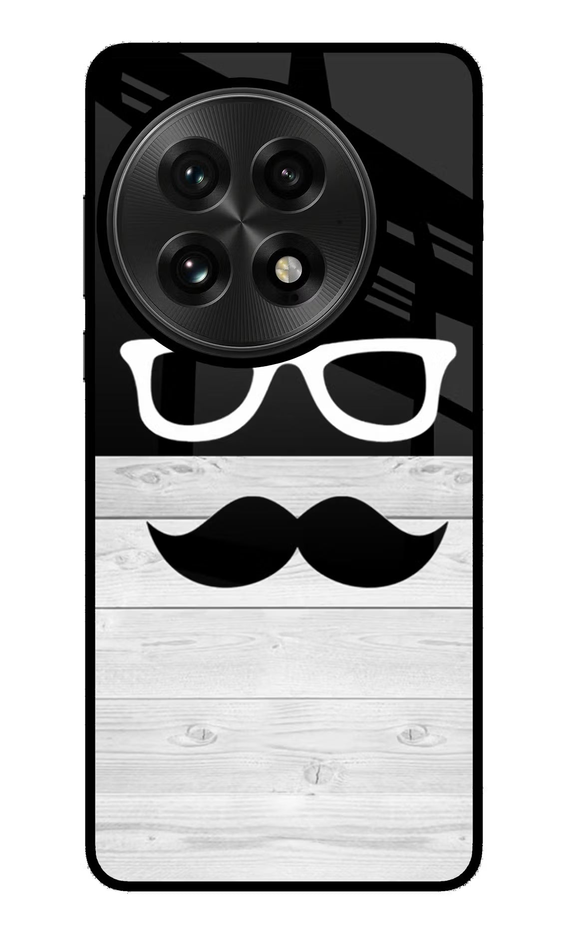 Mustache OnePlus 13 Glass Case - Mustache OnePlus 13 Glass Case Mustache OnePlus 13 Glass Case