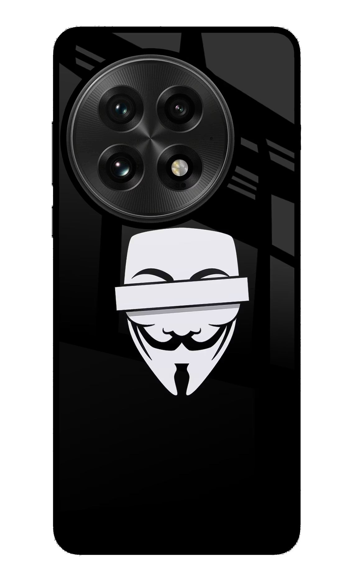 Anonymous Face OnePlus 13 Glass Case - Anonymous Face OnePlus 13 Glass Case Anonymous Face OnePlus 13 Glass Case