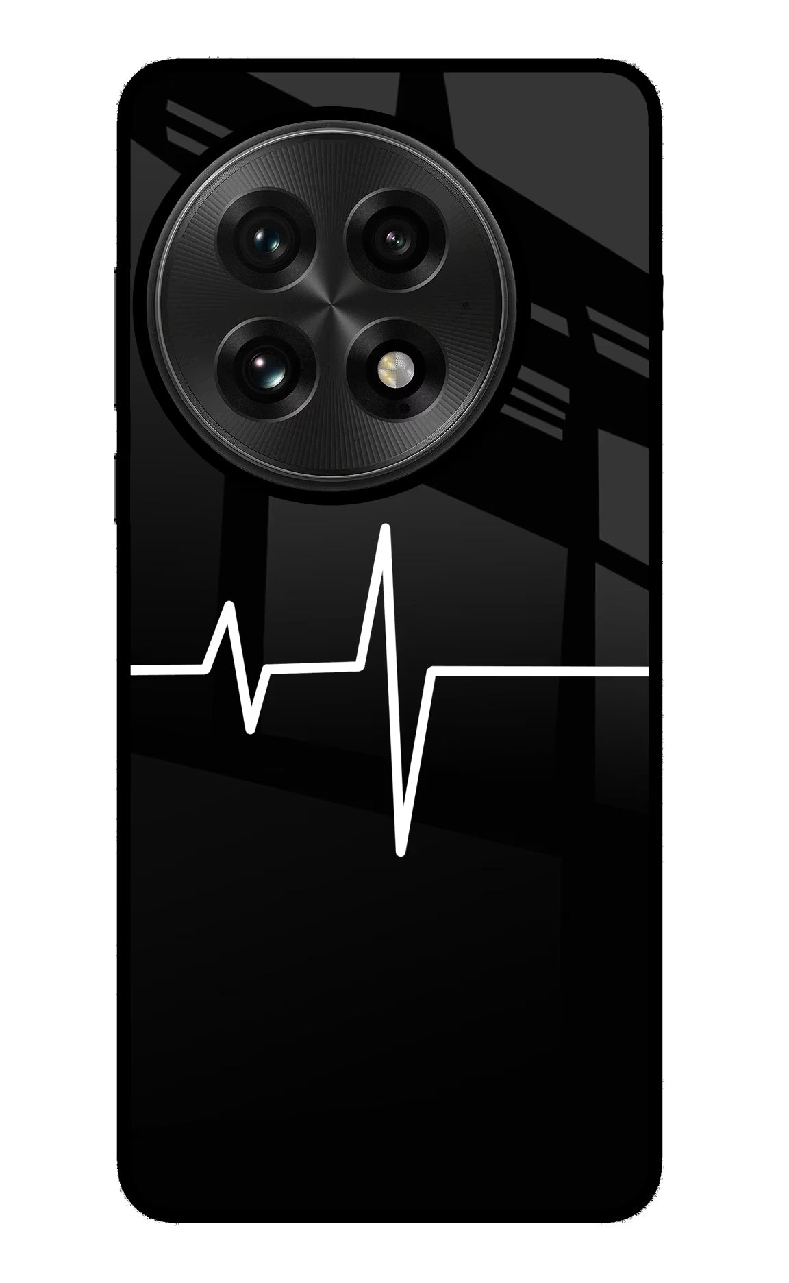 Heart Beats OnePlus 13 Glass Case Back Cover by Casekaro